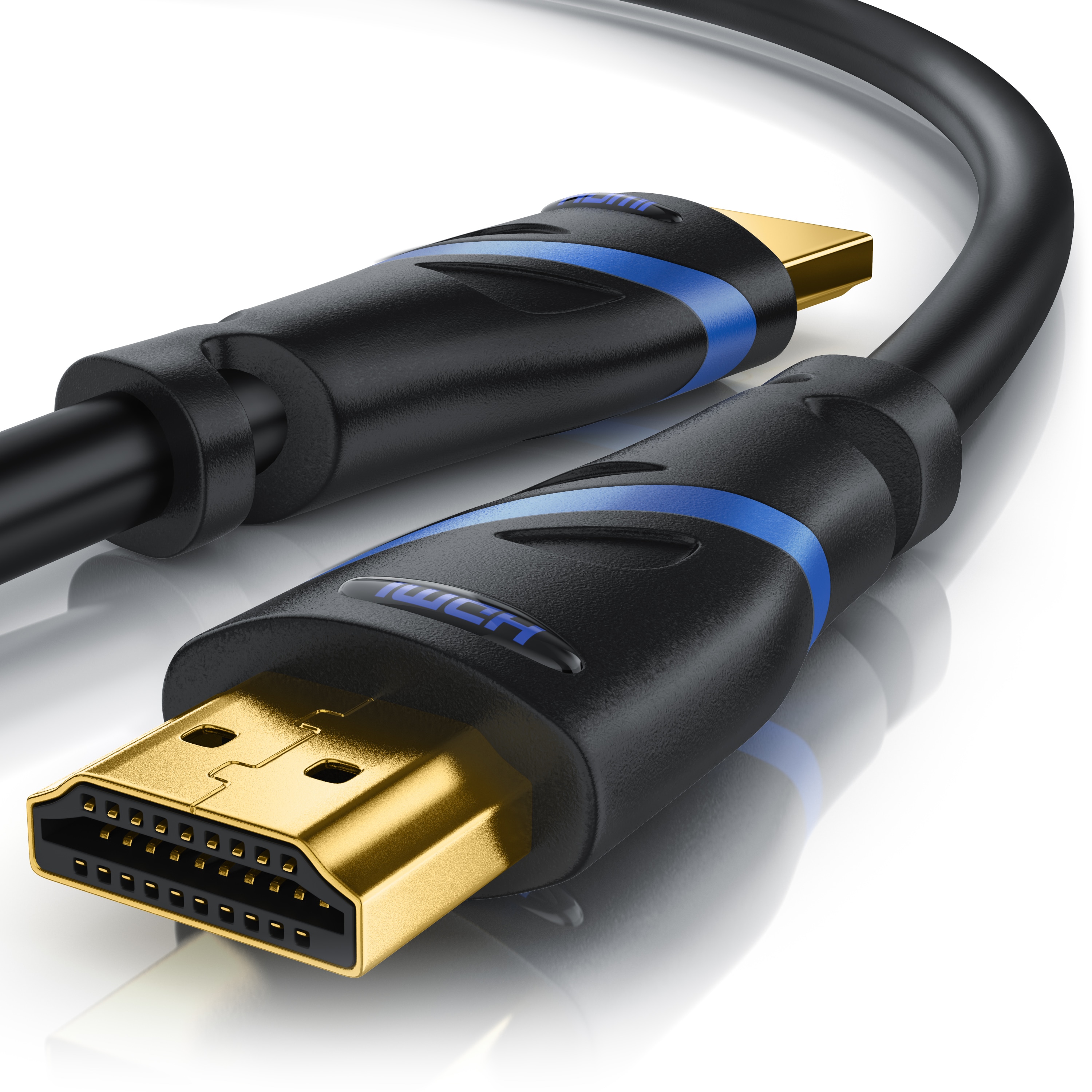 Primewire 8k HDMI Kabel 2.1 - 8K @ 120Hz 4K @ 240Hz mit DSC, 48 Gbit/s, HDMI 2.0a 2.0b, 3D, Highspeed Ethernet, HDTV UHD II, HDR-10+ eARC VRR - 2 m - Bild 1