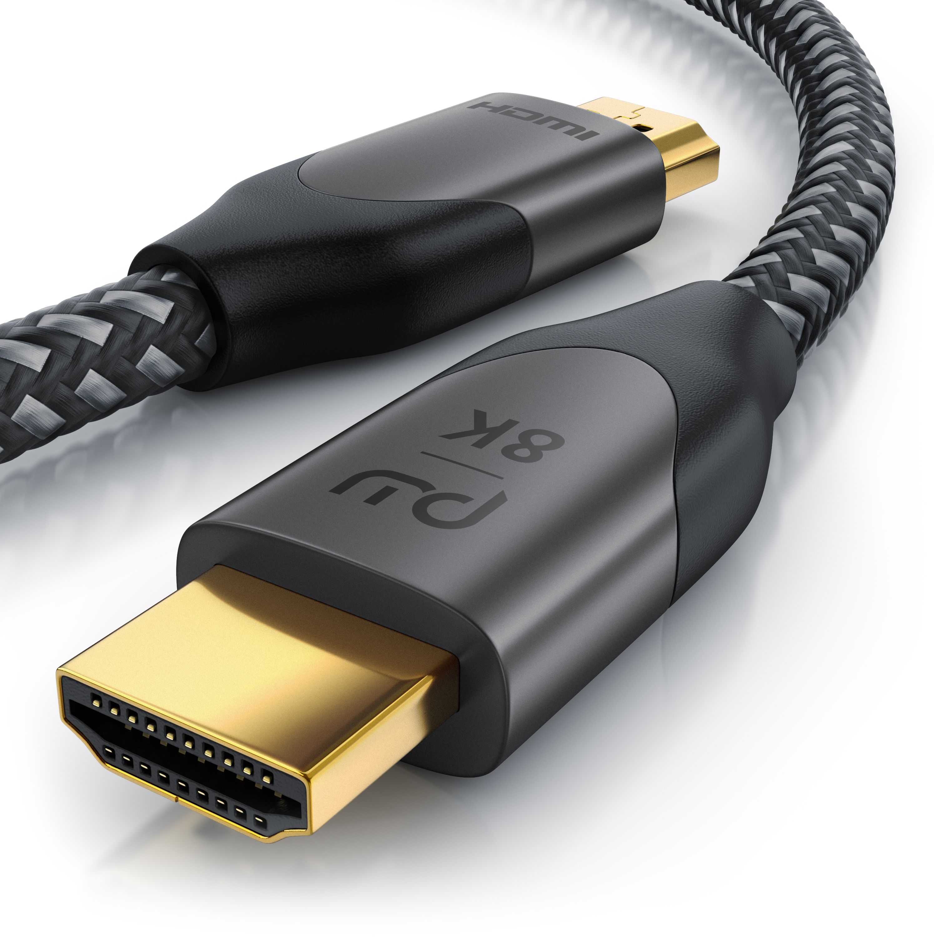 Primewire 8k HDMI Kabel 2.1 - 8K @ 120Hz 4K @ 240Hz mit DSC, HDMI 2.0a 2.0b, 3D, Highspeed Ethernet, HDTV UHD II, HDR-10+ - eARC, VRR, Dolby Vision - Bild 1