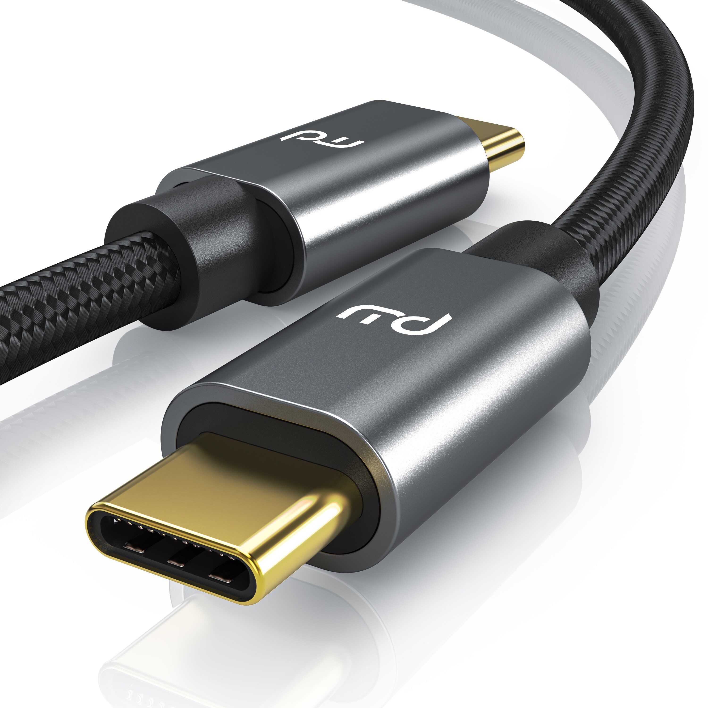Primewire 1m USB C 3.2 Kabel Gen 2x2-100W PowerDelivery Ladekabel - Datenkabel 20 Gbit/s - Schnellladekabel - USB 3.2 Gen2x2 - Nylonummantelung - 1m - Bild 1