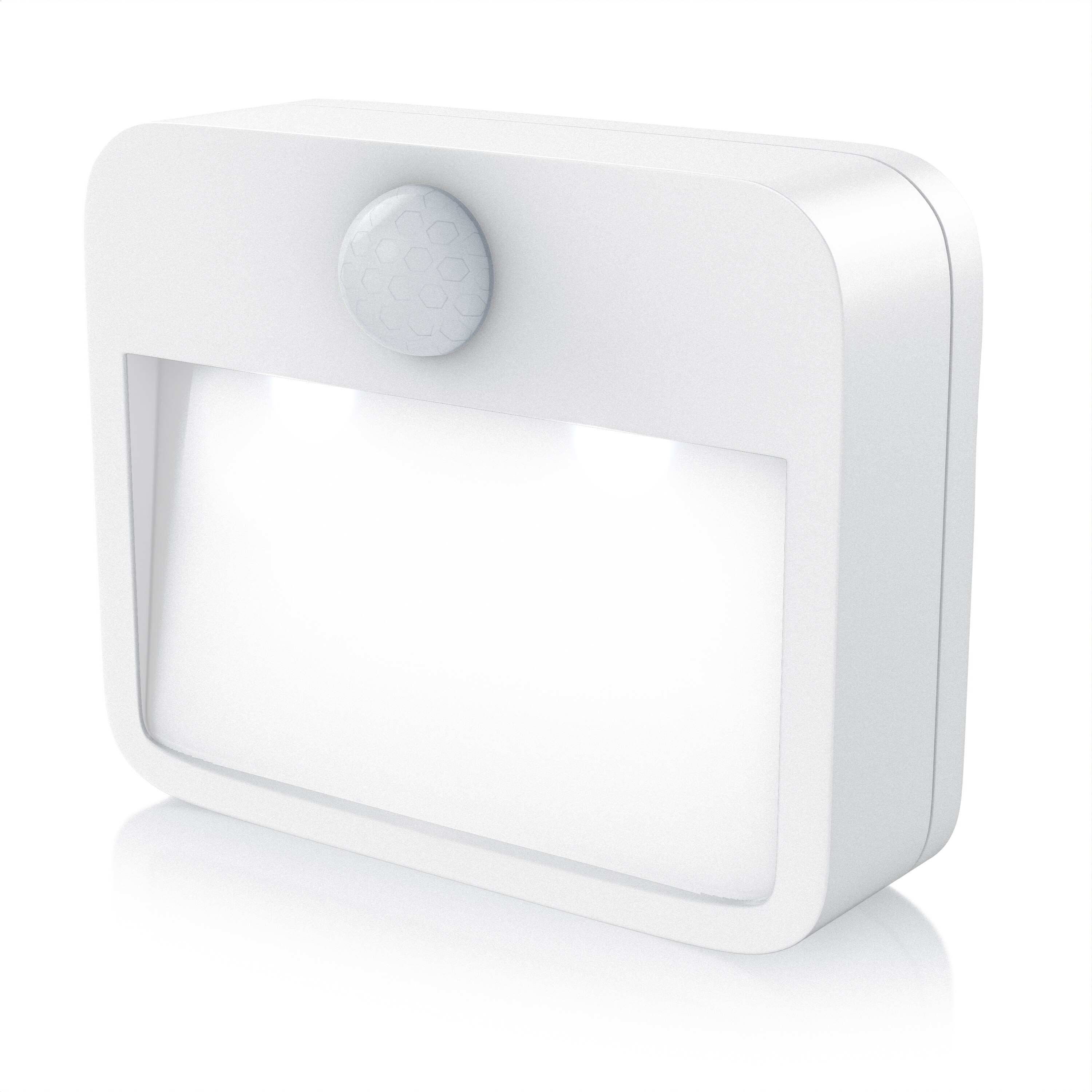 Brandson Nachtleuchte mit Bewegungsmelder & Helligkeitssensor Batteriebetriebene LED Nachtlampe - Bild 1