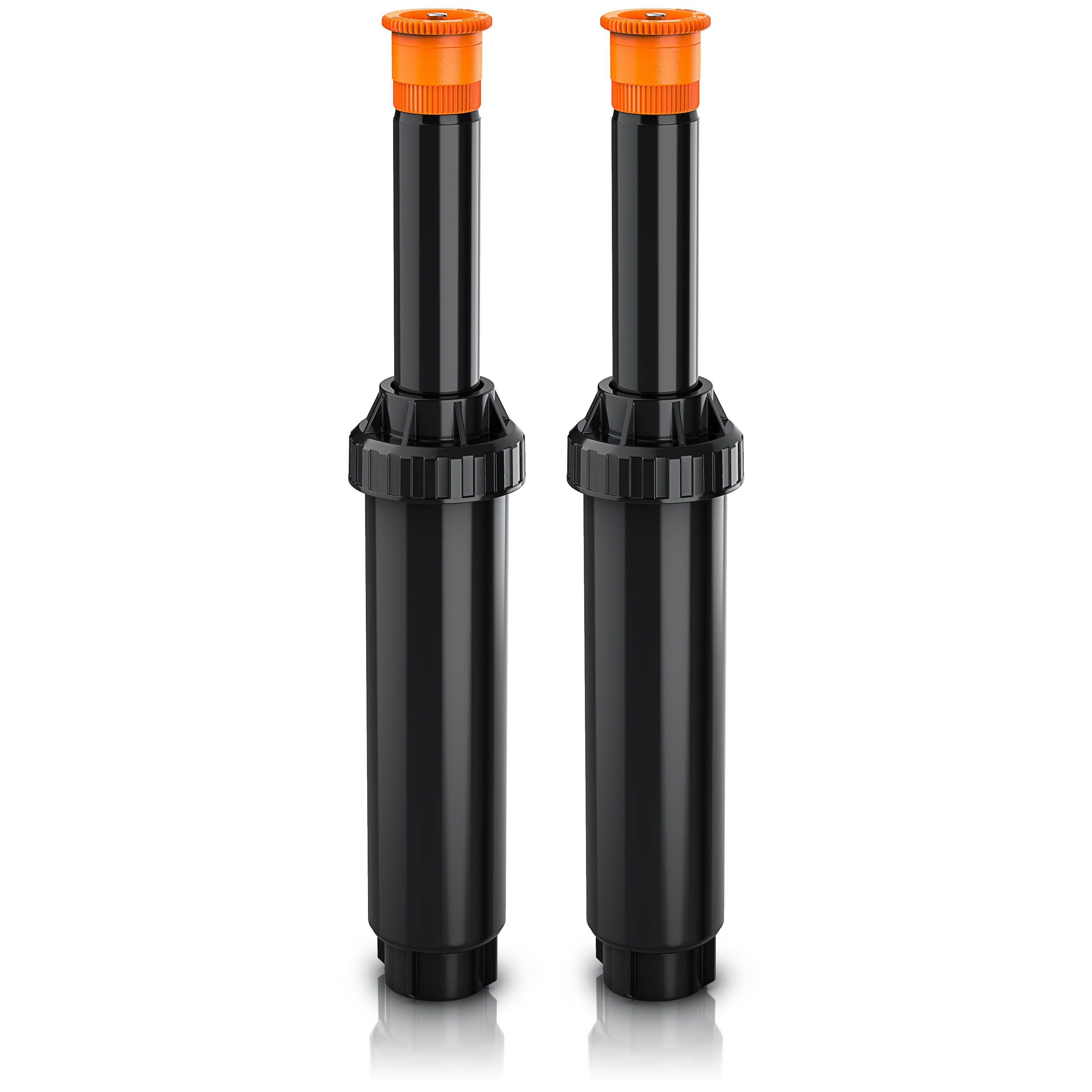 Brandson 2x Versenkregner - Rasensprinkler - Gartensprinkler Bew&auml;sserungssystem versenkbar - f&uuml;r Fl&auml;chen bis 25 m2 - mit Schmutzsieb - frostsicher - Bild 1