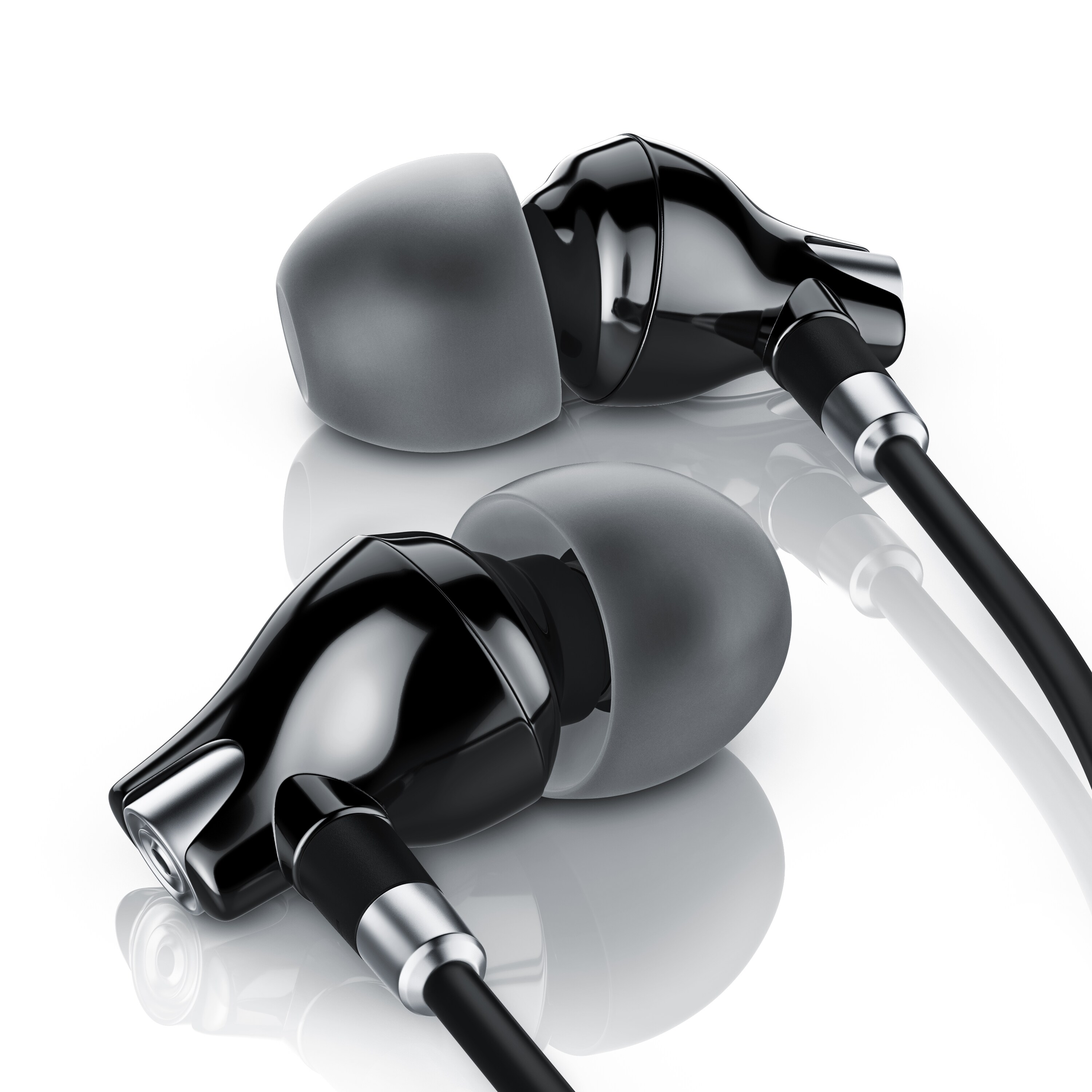 LIAM&DAAN Keramik In-Ear Kopfh&ouml;rer Urban In Ear Earphone / 8mm Treiber / Aramid Kabel - Bild 1