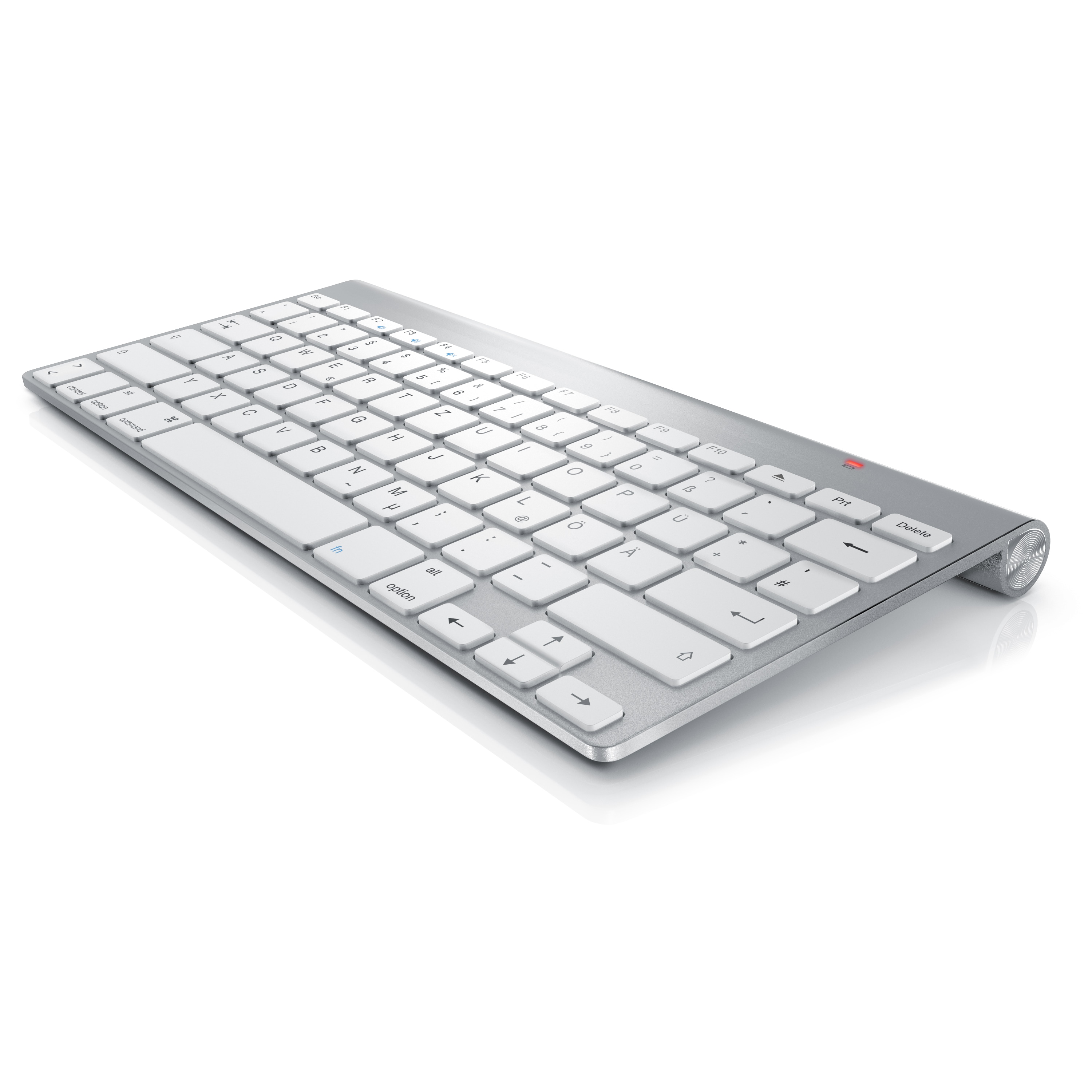Aplic kabellose Tastatur mit Apple Tastaturlayout 2,4GHz Wireless Slim Keyboard / QWERTZ Layout - Bild 1