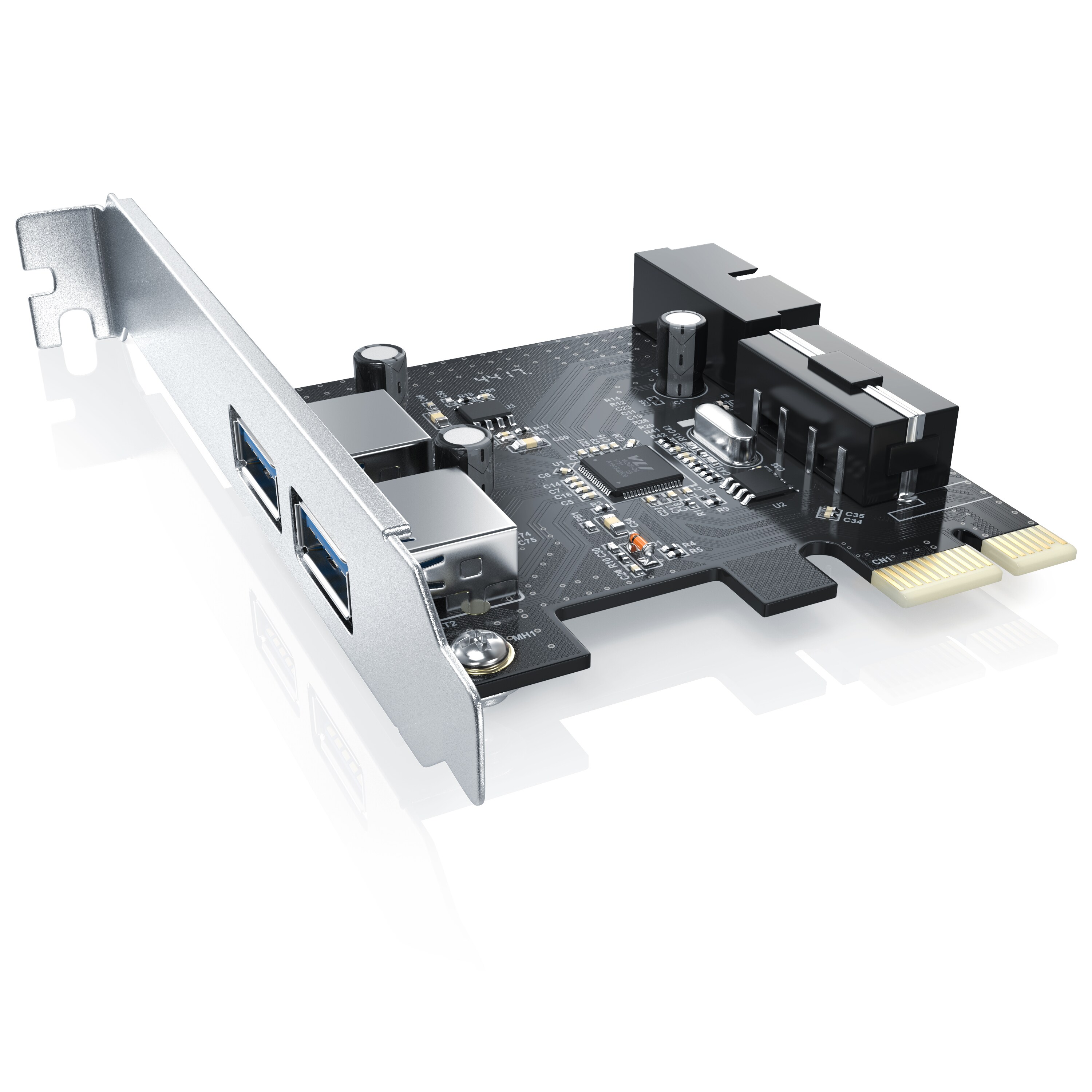 CSL USB-Adapter, 2 Port USB 3.2 Gen1 PCI Express Controllerkarte, 2 Schnittstellen - Bild 1