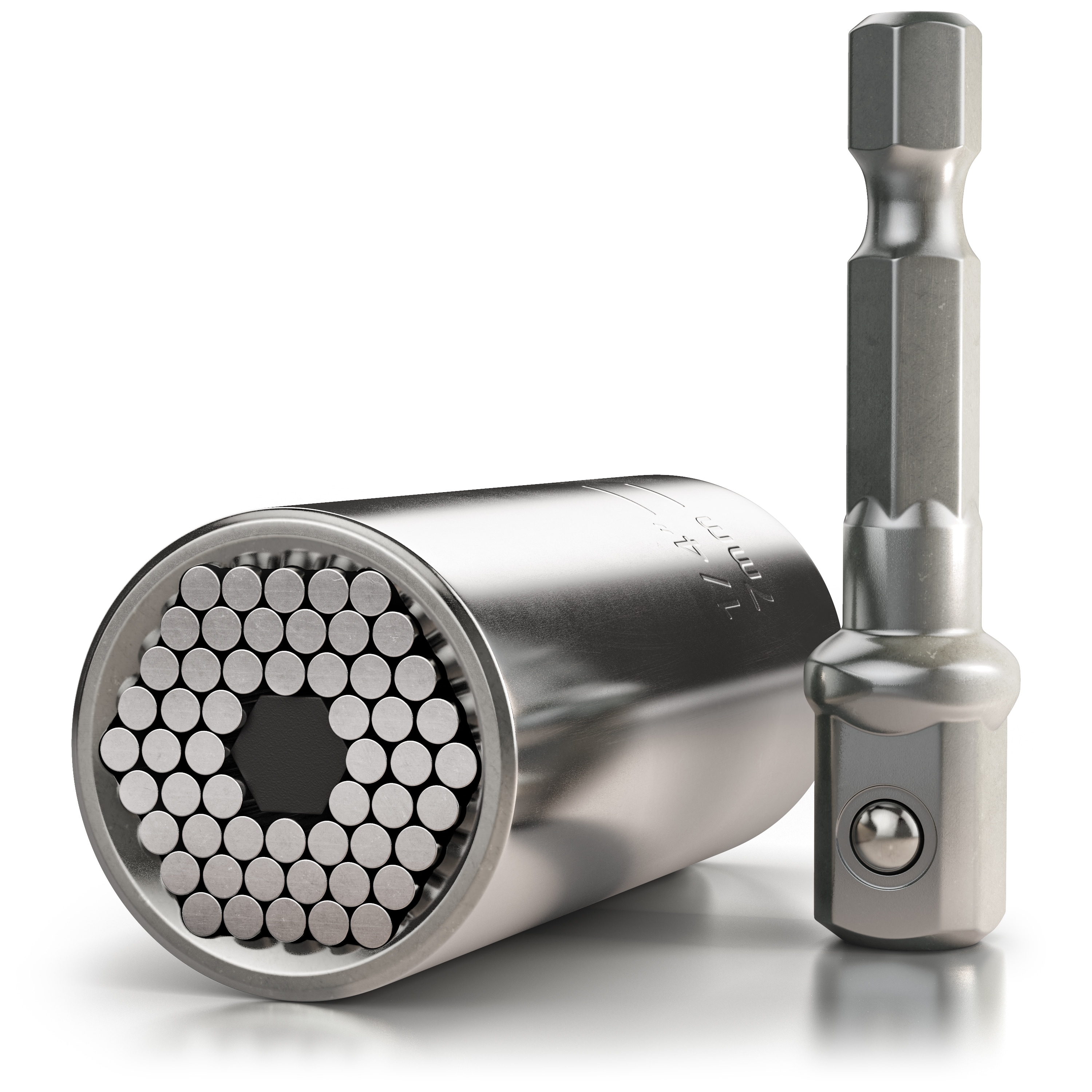 Brandson Premium Universal Schl&uuml;ssel - Universal Steckschl&uuml;ssel Multifunktions Nuss Bit Adapter - Powergrip Universalschl&uuml;ssel - Bild 1