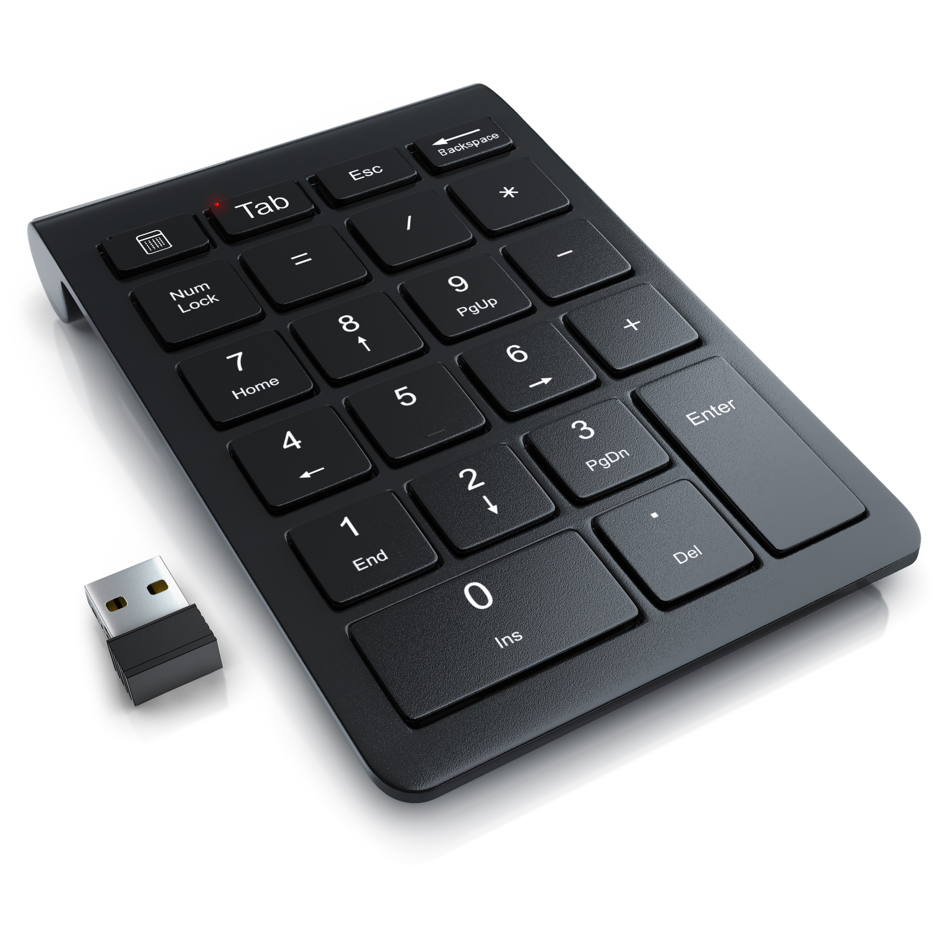 Aplic Bluetooth Numpad - Wireless Ziffernblock mit Multifunktionstasten - Keypad Aluminium - 35 Tasten - Bluetooth 3.0 - Kabellos - Bild 1