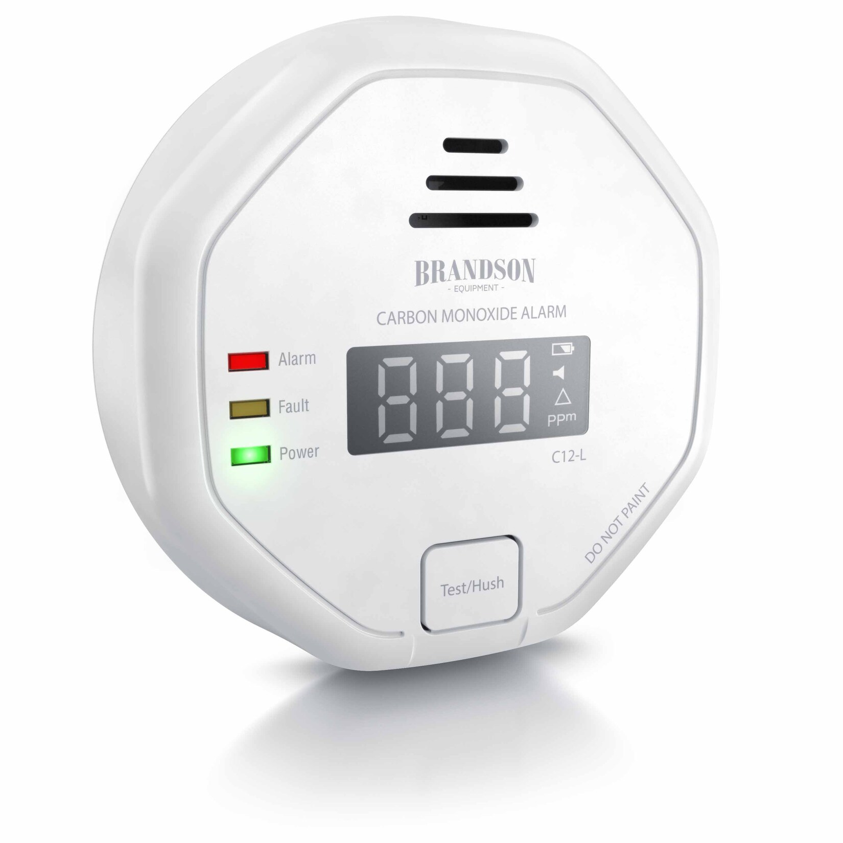 Brandson Kohlenmonoxid Melder mit LCD Display CO Alarm mit 85 dB – Batteriebetrieben | 04062861009406