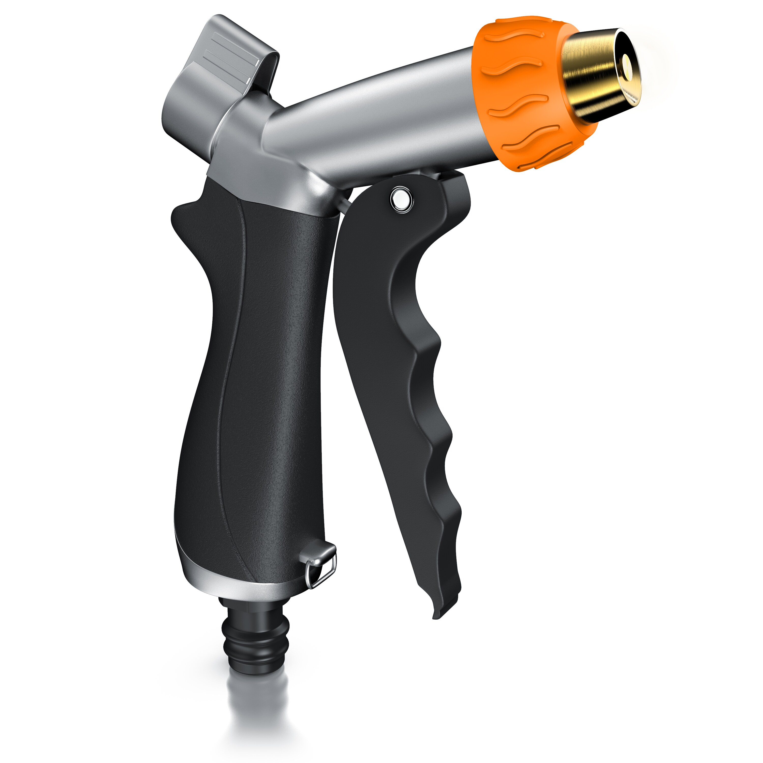 Brandson Garten Handbrause Metall Messing - Gartenbrause - 1/2 Zoll f&uuml;r Gartenschlauch - Pistolengriff mit Halteclip - 170 psi Wasserdruck - Bild 1