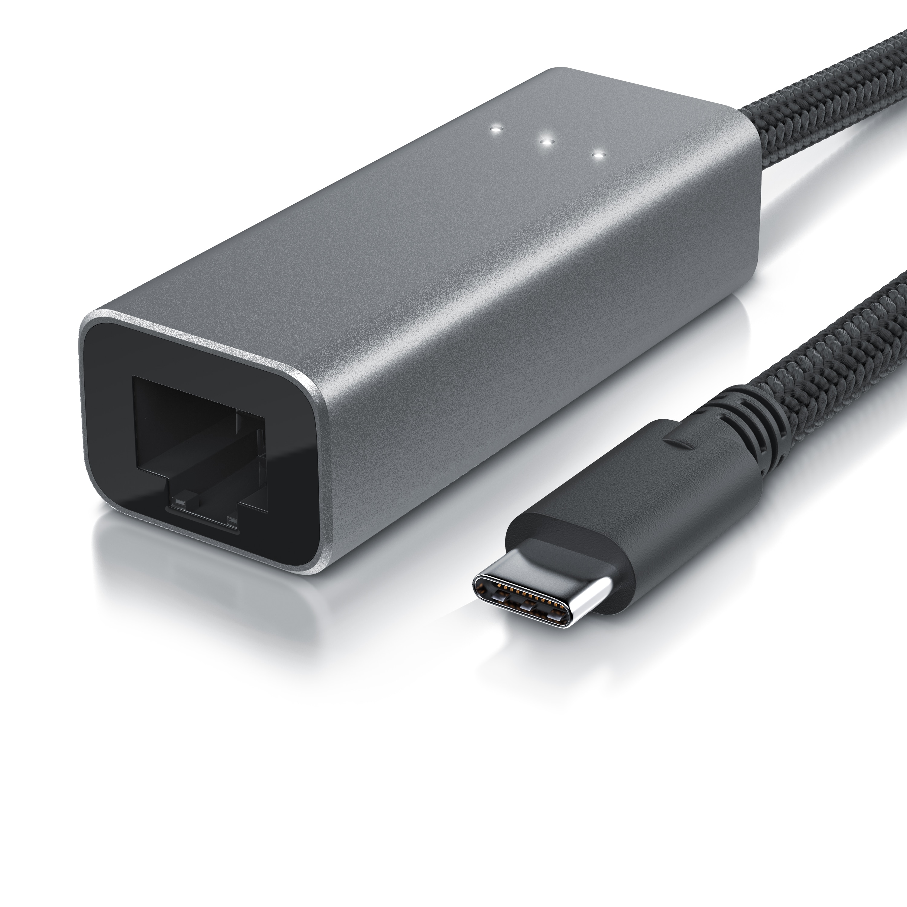 Primewire USB C Netzwerkadapter Gigabit - USB Typ C auf RJ45 Externe Netzwerkkarte RJ45 Konverter - Fast Ethernet 1000 Mbit - kompatibel mit iPad Pro - Bild 1