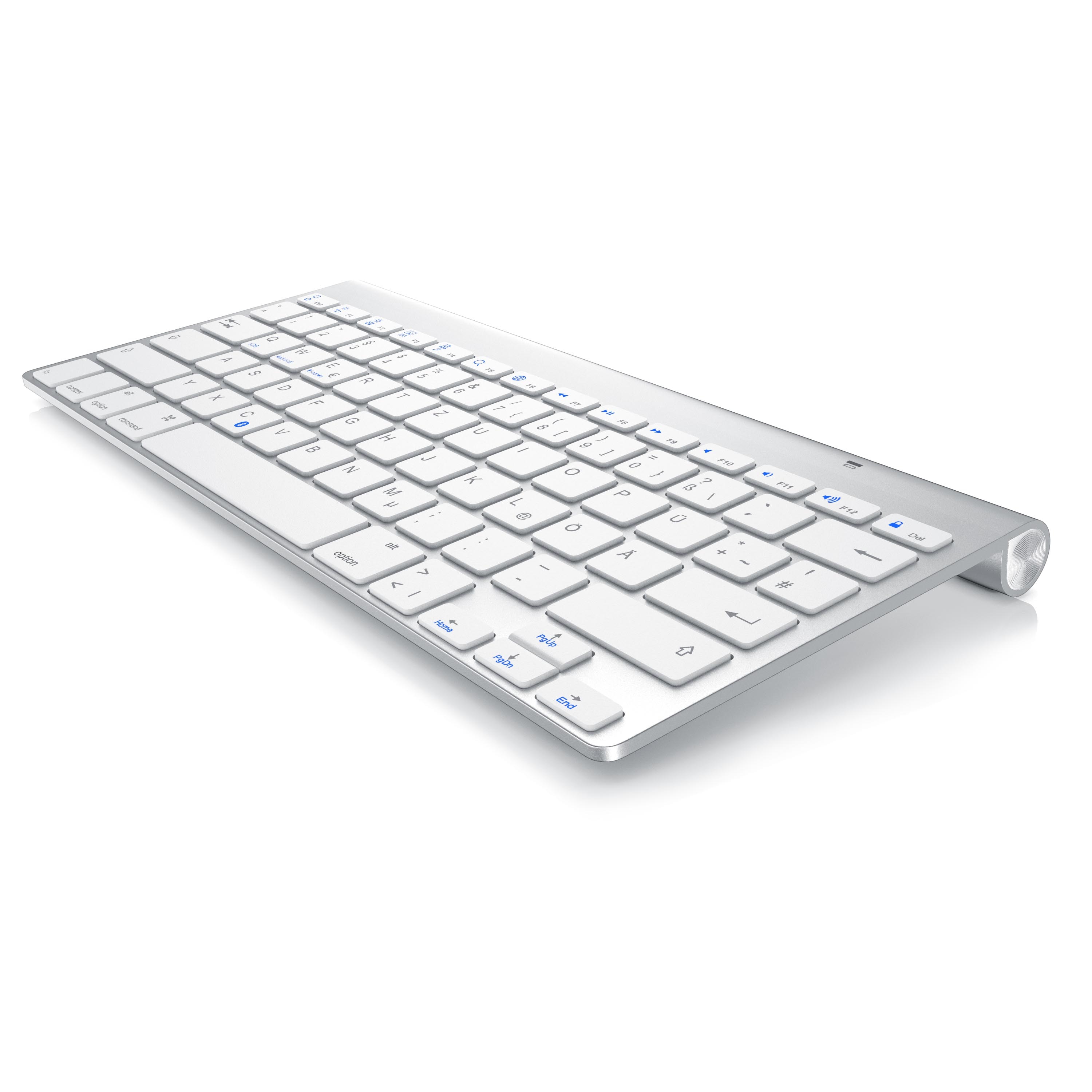 Aplic Bluetooth-Tastatur f&uuml;r iOS, Android, Windows QWERTZ Layout  / bis zu 10m Reichweite - Bild 1