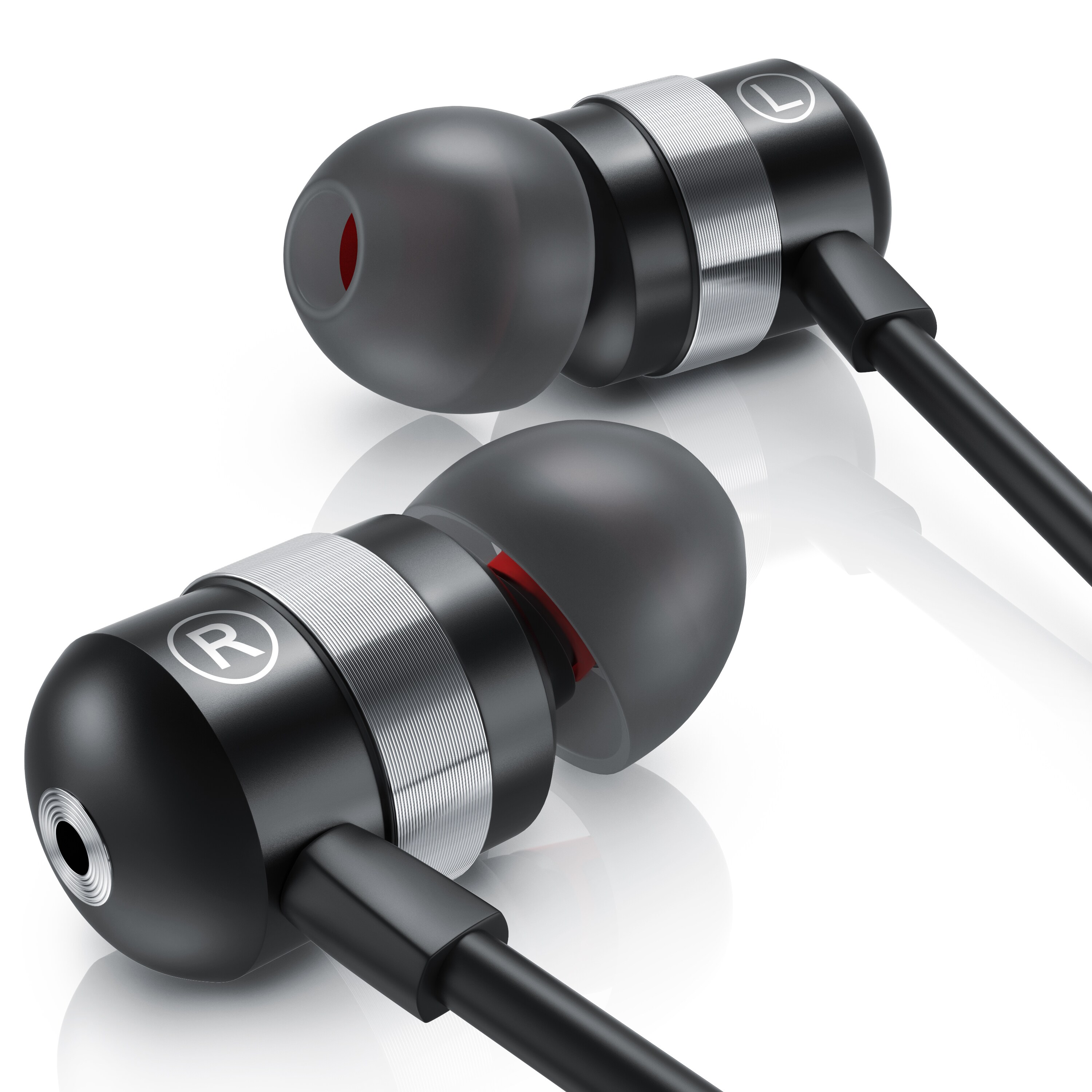 CSL In-Ear-Kopfh&ouml;rer, Curved Ohrh&ouml;rer mit 10mm Treiber robustes Aramid-Kabel mit Knickschutz - Bild 1