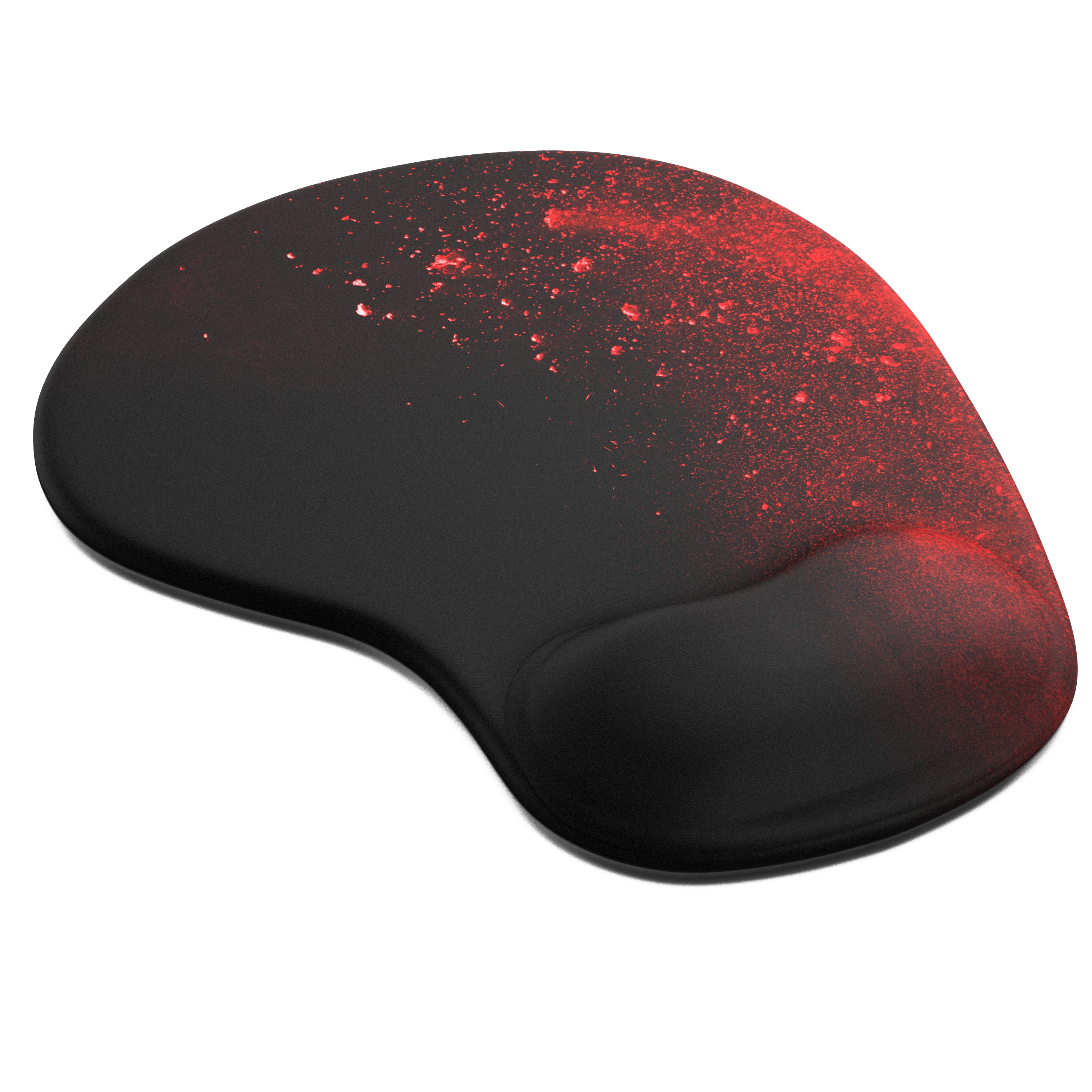 Titanwolf Gaming Mauspad mit ergonomischer Handgelenkauflage, Office Mousepad mit Gelpolster, Blood - Bild 1