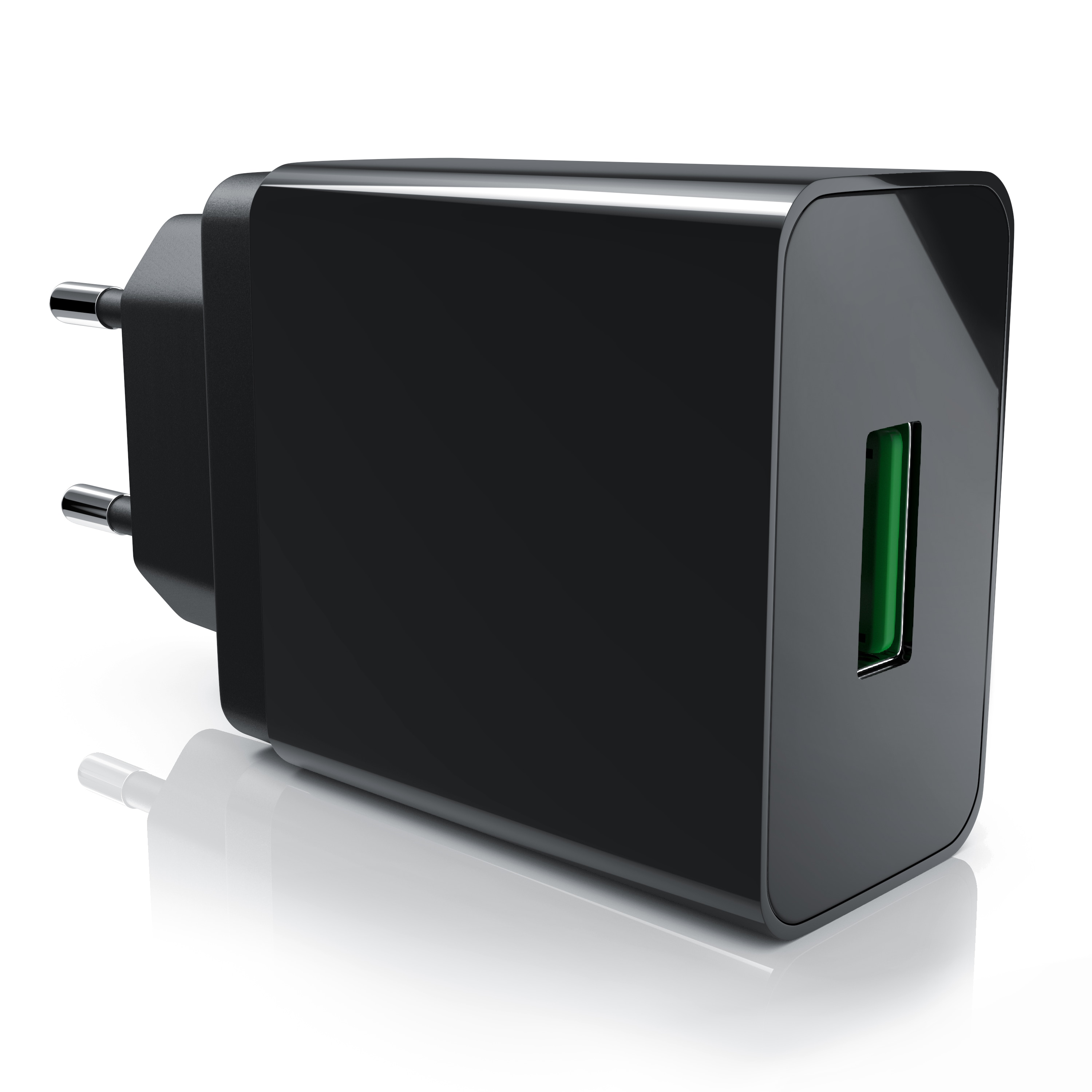 Aplic USB-Ladeger&auml;t 3000 mA, Quick Charge 3.0 USB-Ladeger&auml;t 1x USB A QC 3.0 Port / max. 3A &uuml;ber QC - Bild 1