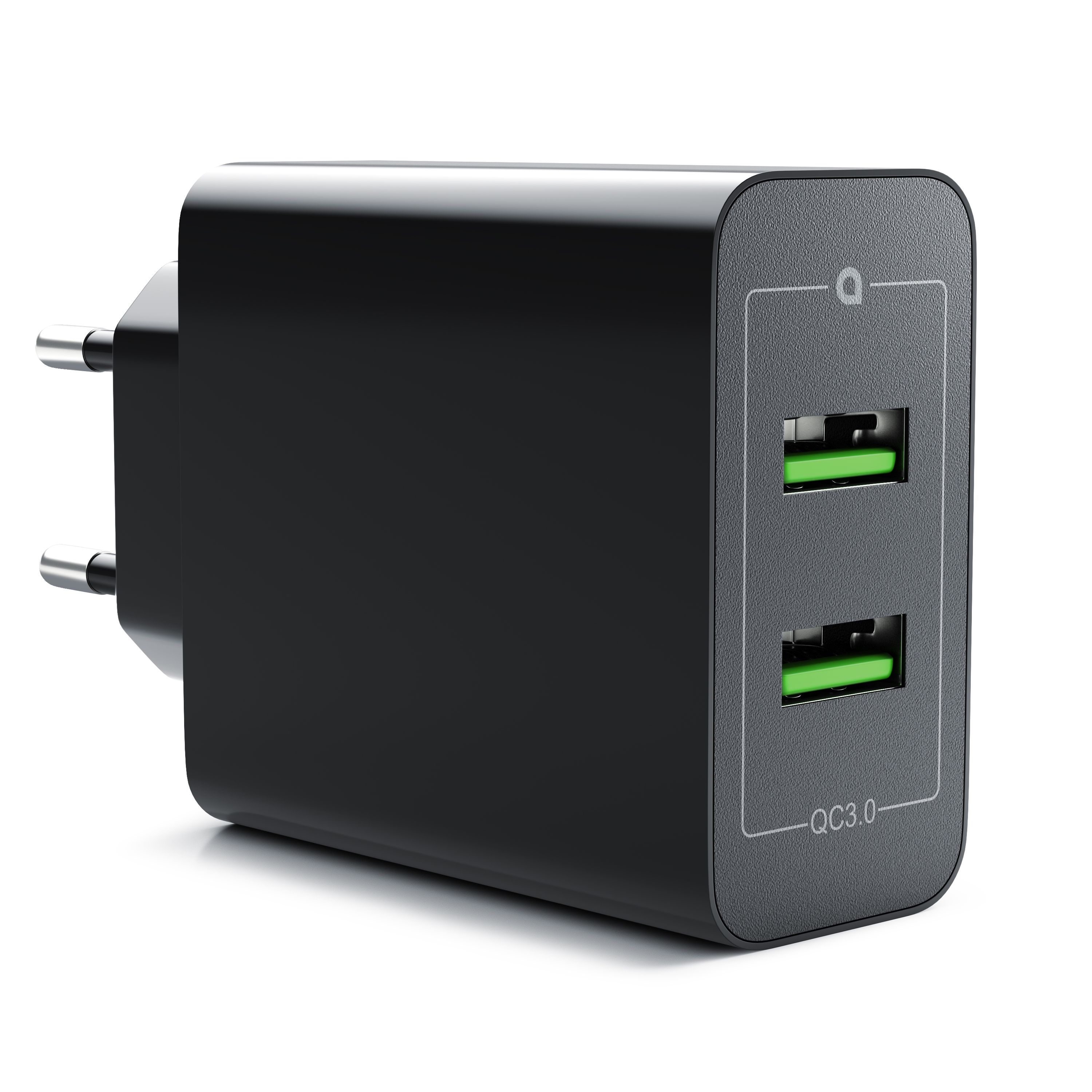 Aplic 2-Port Quick Charge USB Ladeger&auml;t 36 W / 6000 mA / Schnellladefunktion - Bild 1