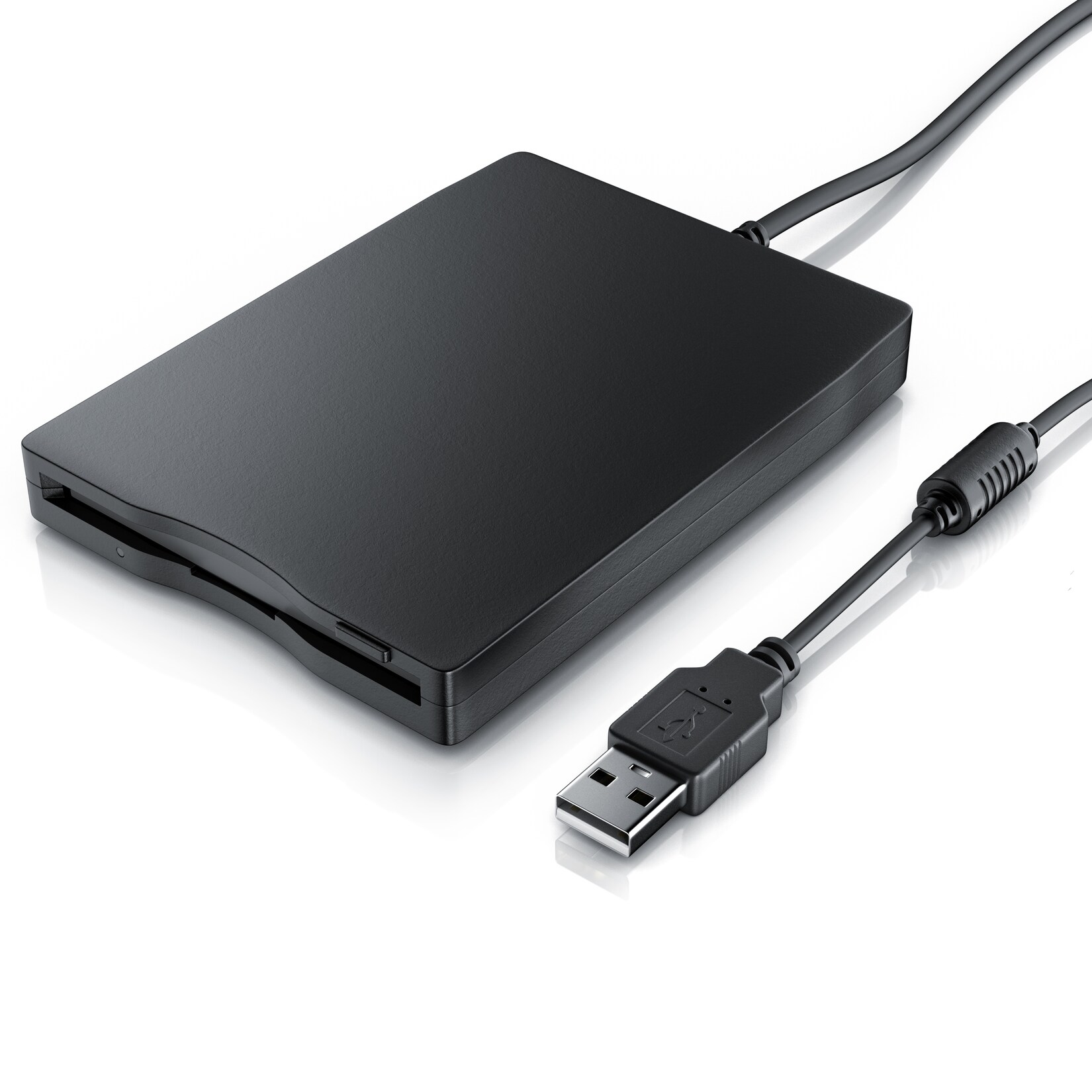 CSL Diskettenlaufwerk Externes USB Diskettenlaufwerk FDD 1,44MB (3,5) geeignet für PC & MAC | 04062861807934