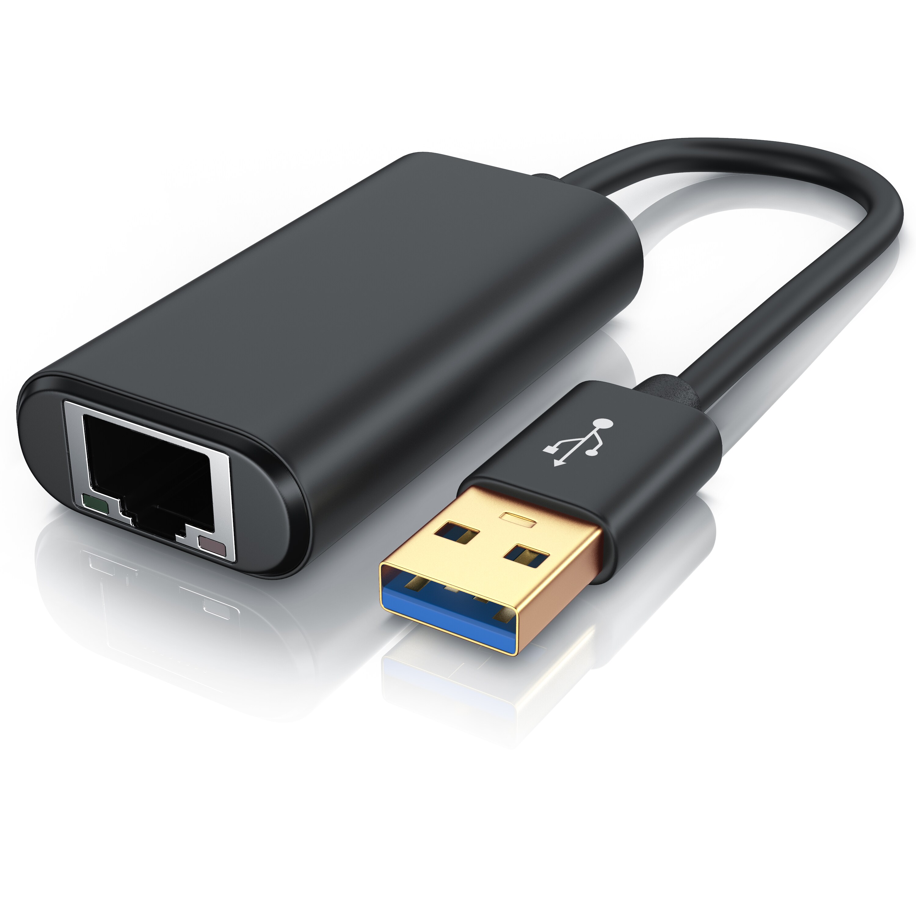 Primewire Netzwerk-Adapter, USB 3.0 auf RJ45 Buchse Netzwerkadapter kompatibel zu Nintendo Switch, 12 cm - Bild 1