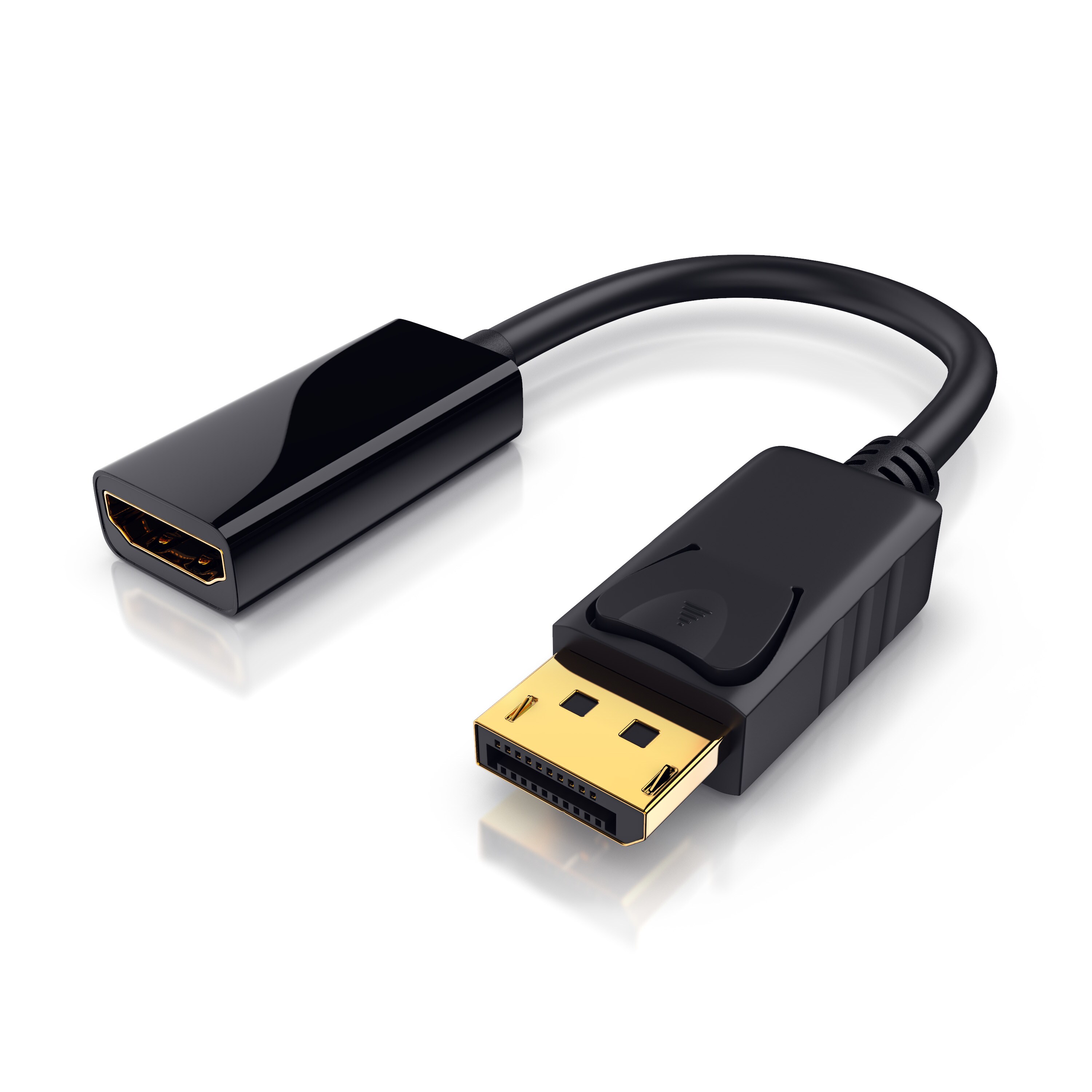 CSL 4k UltraHD DP 1.2 zu HDMI Monitor Adapter Kabel, DisplayPort zu HDMI Typ A - Bild 1
