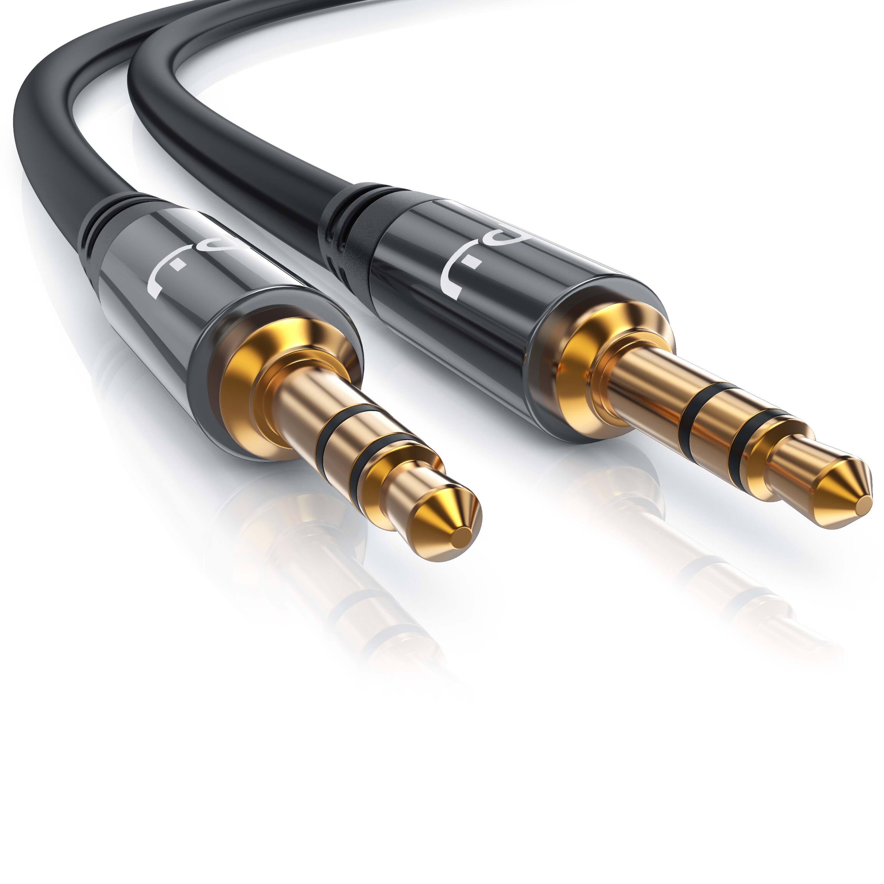 Primewire AUX zu 3,5-mm-Klinke Audio-Kabel, HiFi Klinkenkabel f&uuml;r Audioger&auml;te Premium Series  - 1,5m - Bild 1