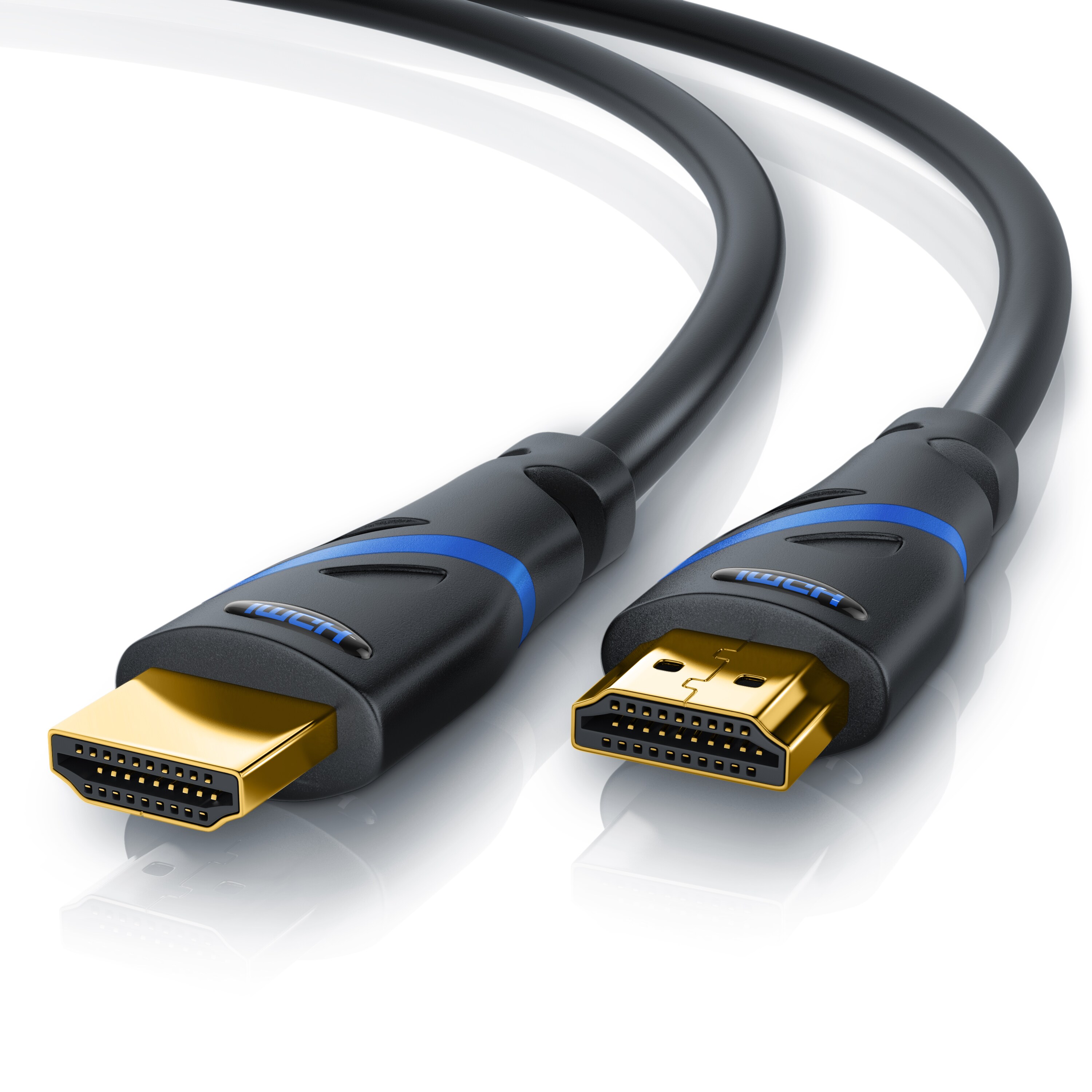 Primewire 8k HDMI-Kabel 2.1, Ultra HD Highspeed 4K 60Hz, Full HD, 3D, ARC, 18 GBit/s, HDMI Typ A - 7,5m - Bild 1