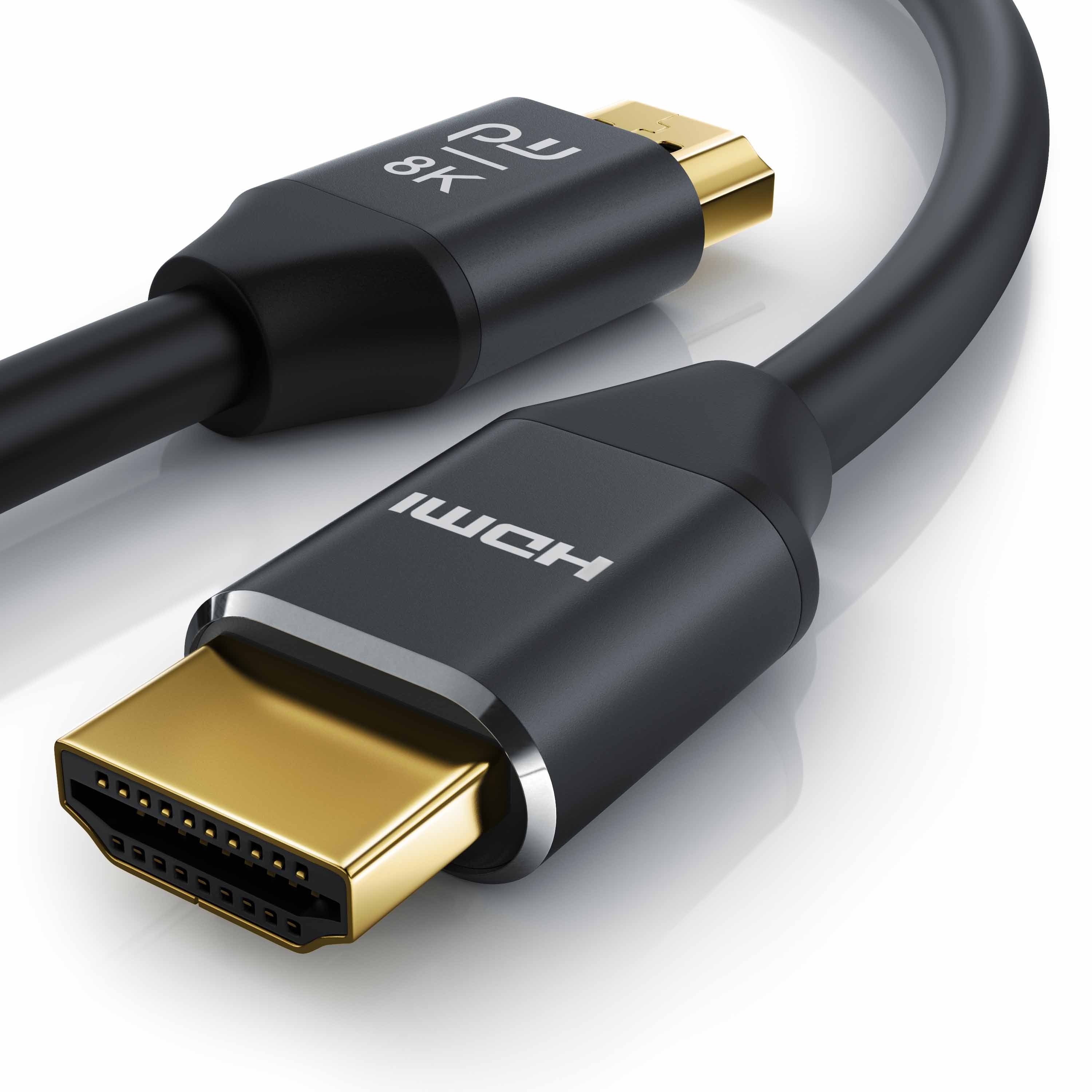 Primewire 8K Premium HDMI Ultra High Speed Kabel 2.1, 7680 x 4320 @ 120 Hz mit DSC - 4 m - Bild 1