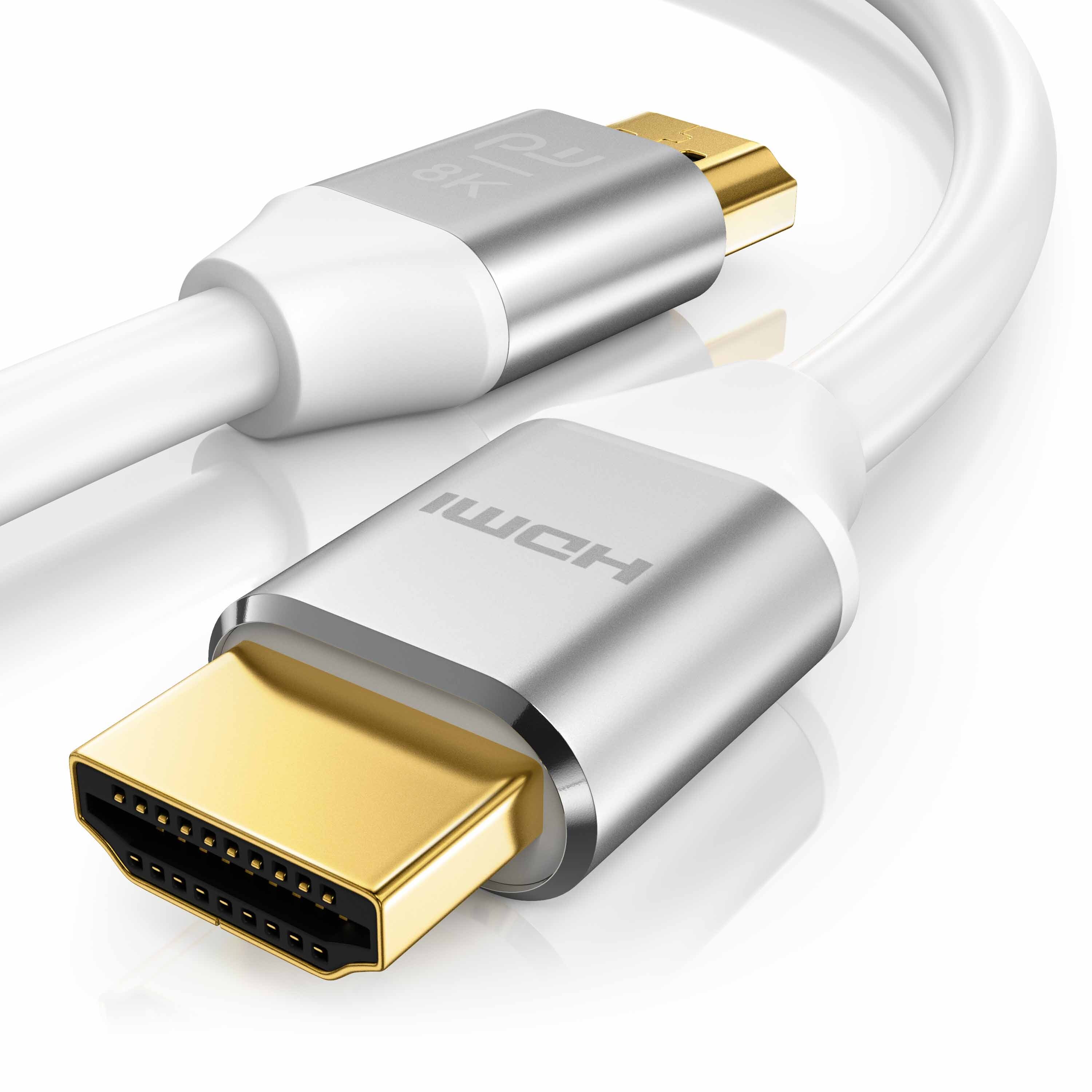 Primewire 8K Premium HDMI Ultra High Speed Kabel 2.1 7680 x 4320 @ 120 Hz mit DSC - 1 m - Bild 1