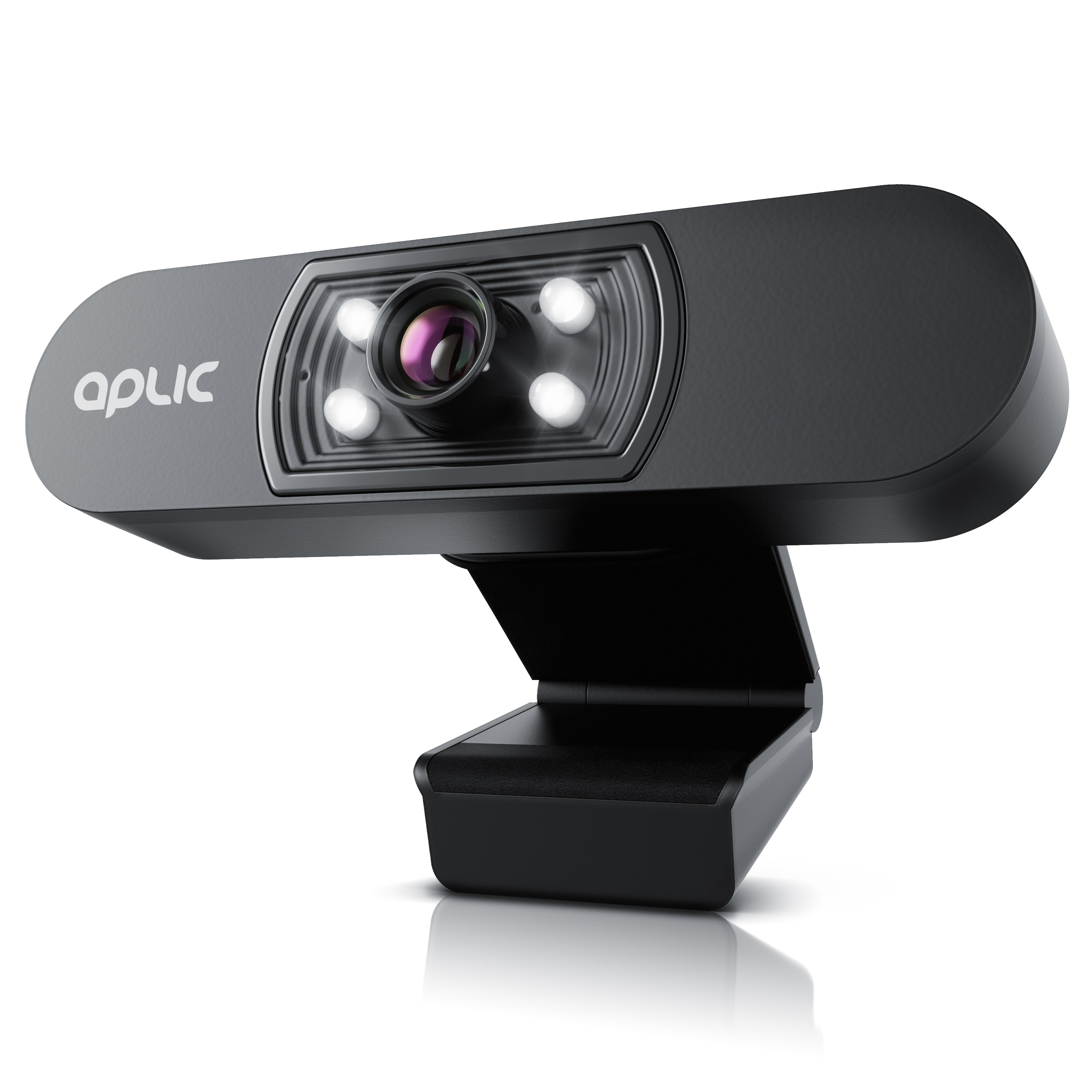 Aplic Full HD Webcam, 1080p, Mikrofon, Licht, 5P Linse - Bild 1