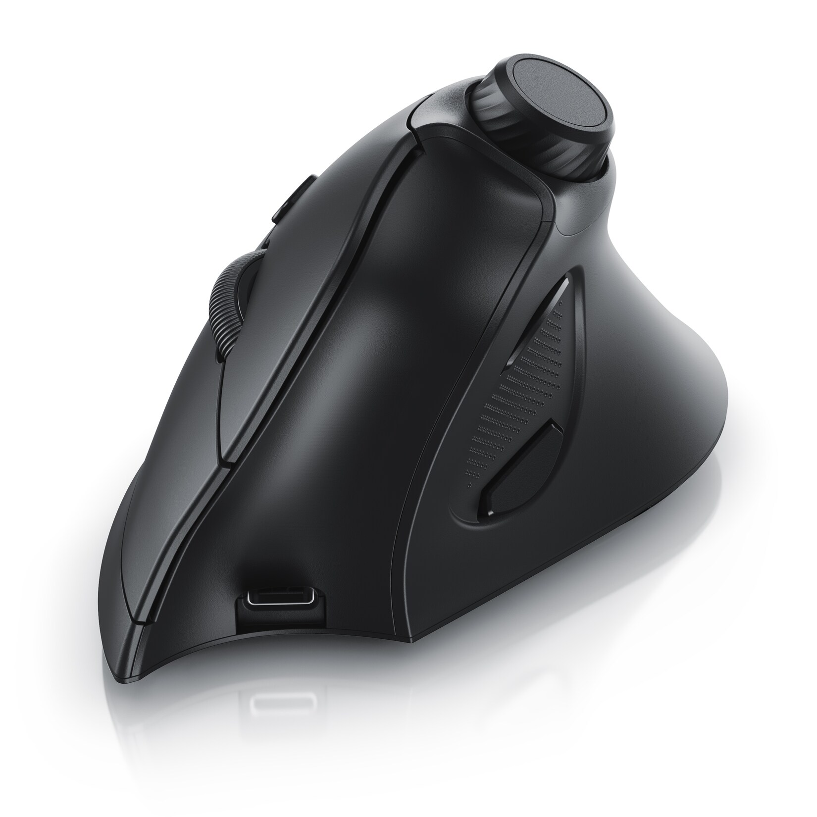 CSL Vertikalmaus kabellos, Wireless 2,4 GHz, ergonomisch, gegen Mausarm, 250 dpi, Multimedia-Drehregler | 04062861822692