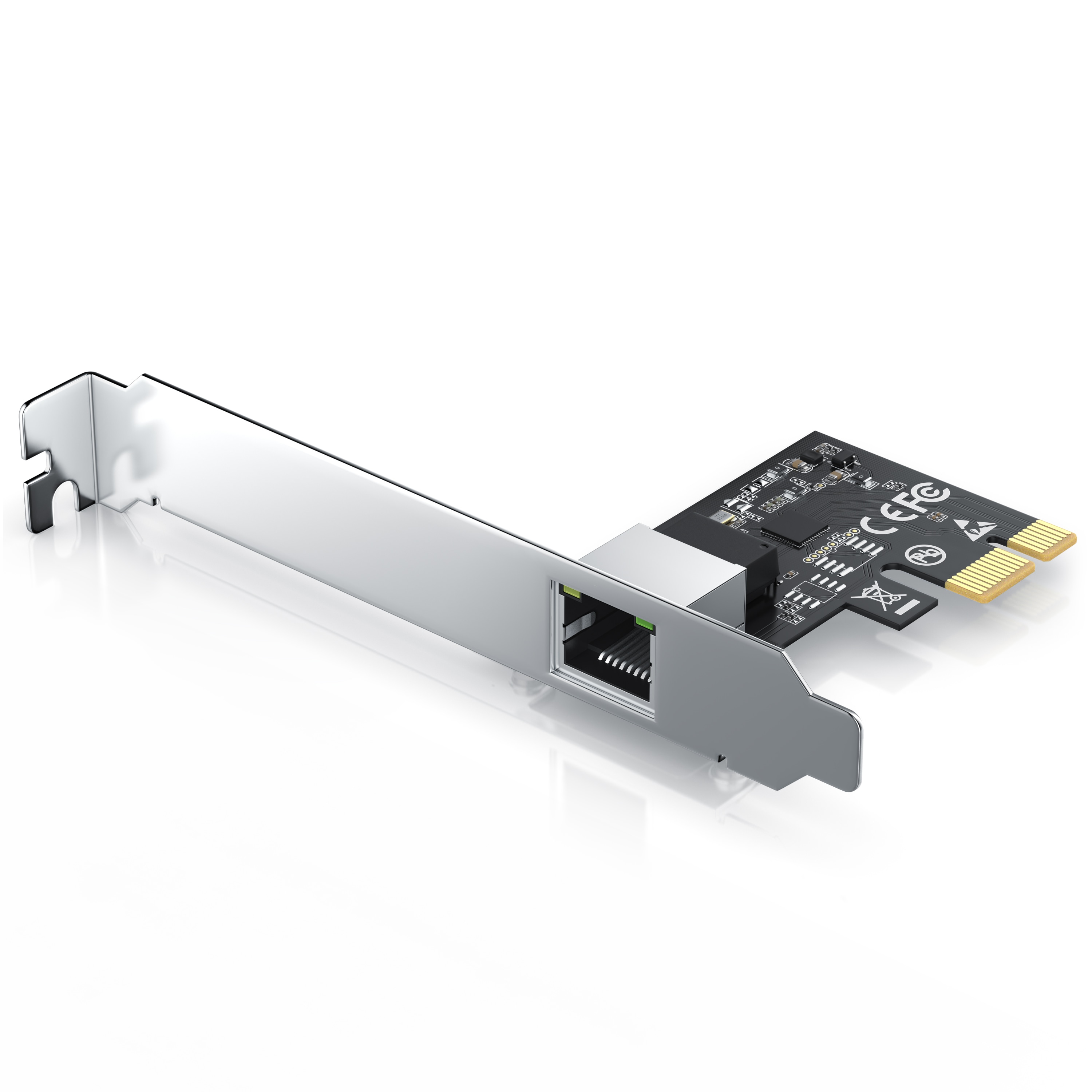 CSL PCIe Ethernet Adapter, 2,5G Netzwerk, f&uuml;r Windows und Linux - Bild 1
