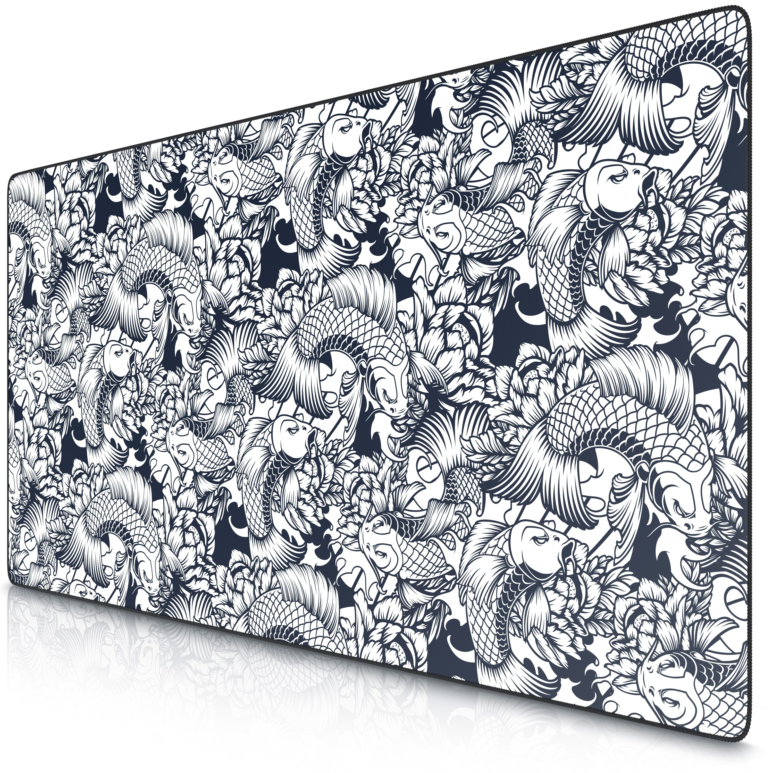 Titanwolf Gaming Mauspad XXXL 1200x600 mm, Speed Mousepad, extra gro&szlig;, rutschfest, abwaschbar, Kois Motiv - Bild 1