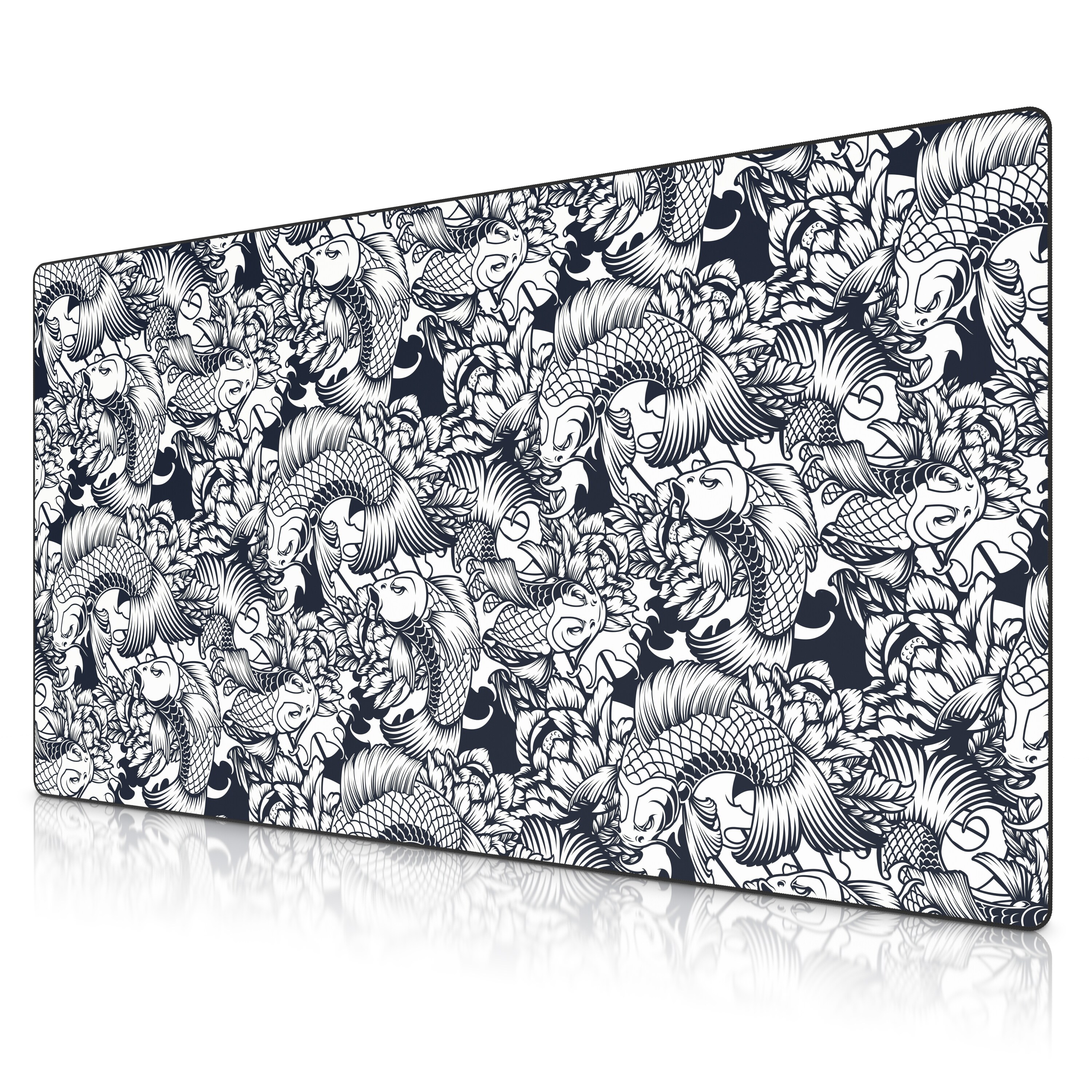 Titanwolf Gaming Mauspad XXXL 1600x800 mm, Kois Design, rutschfest, abwaschbar, gro&szlig;e Tischunterlage - Bild 1