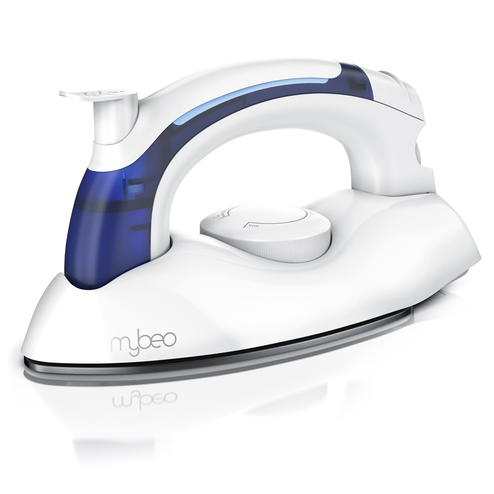 MyBeo Reisebügeleisen 700 W, klappbar, Antihaft-Sohle, Dampffunktion, Temperaturregler, kompakt & leicht | 04062861825754