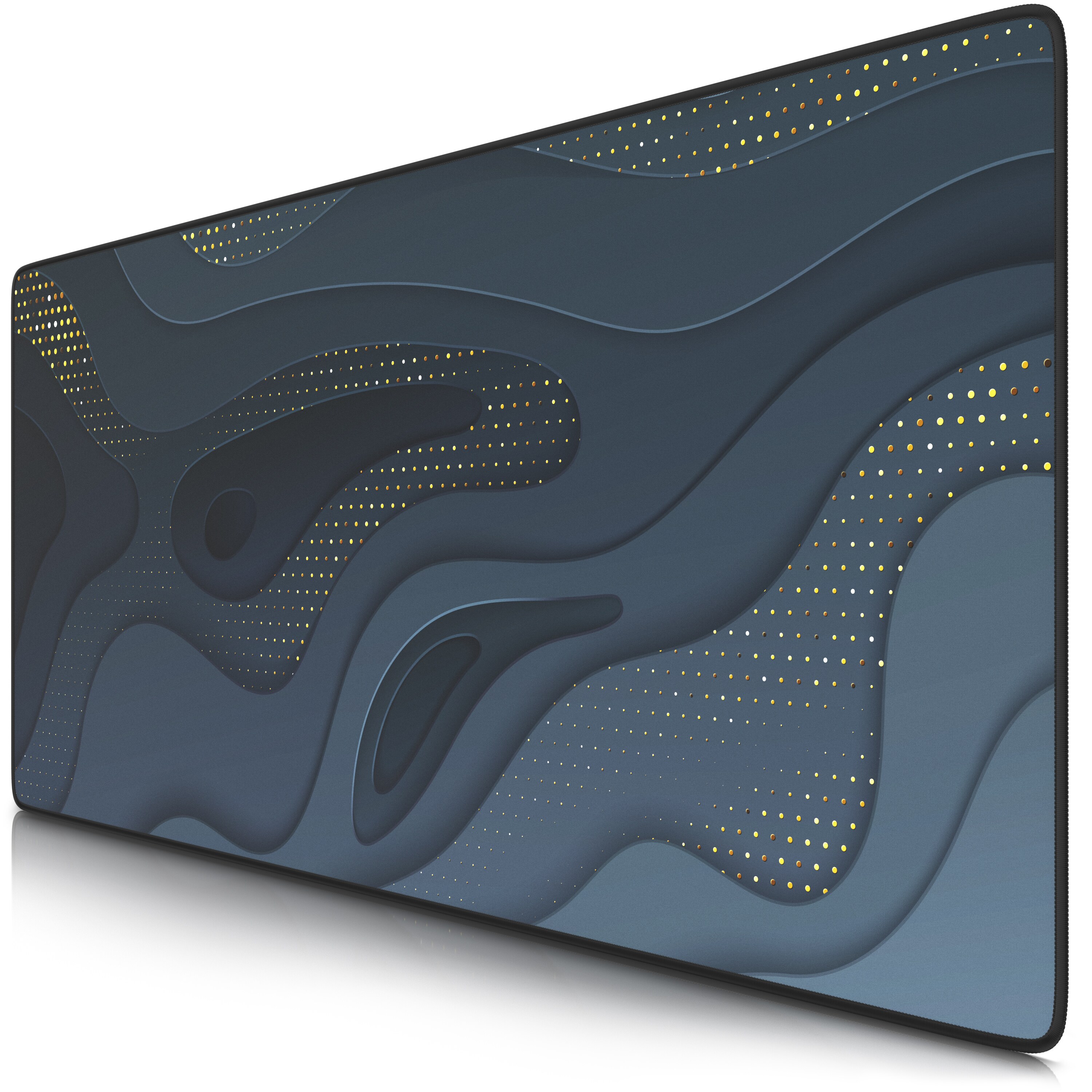 Titanwolf Titanwolf Gaming Mauspad XXL Speed Mousepad 900 x 400 x 3 mm, gro&szlig;e Schreibtischauflage, abwaschbar, rutschfeste R&uuml;ckseite, Geschwindigkeit & Pr&auml;zision, Abstract Lines 1 - Bild 1