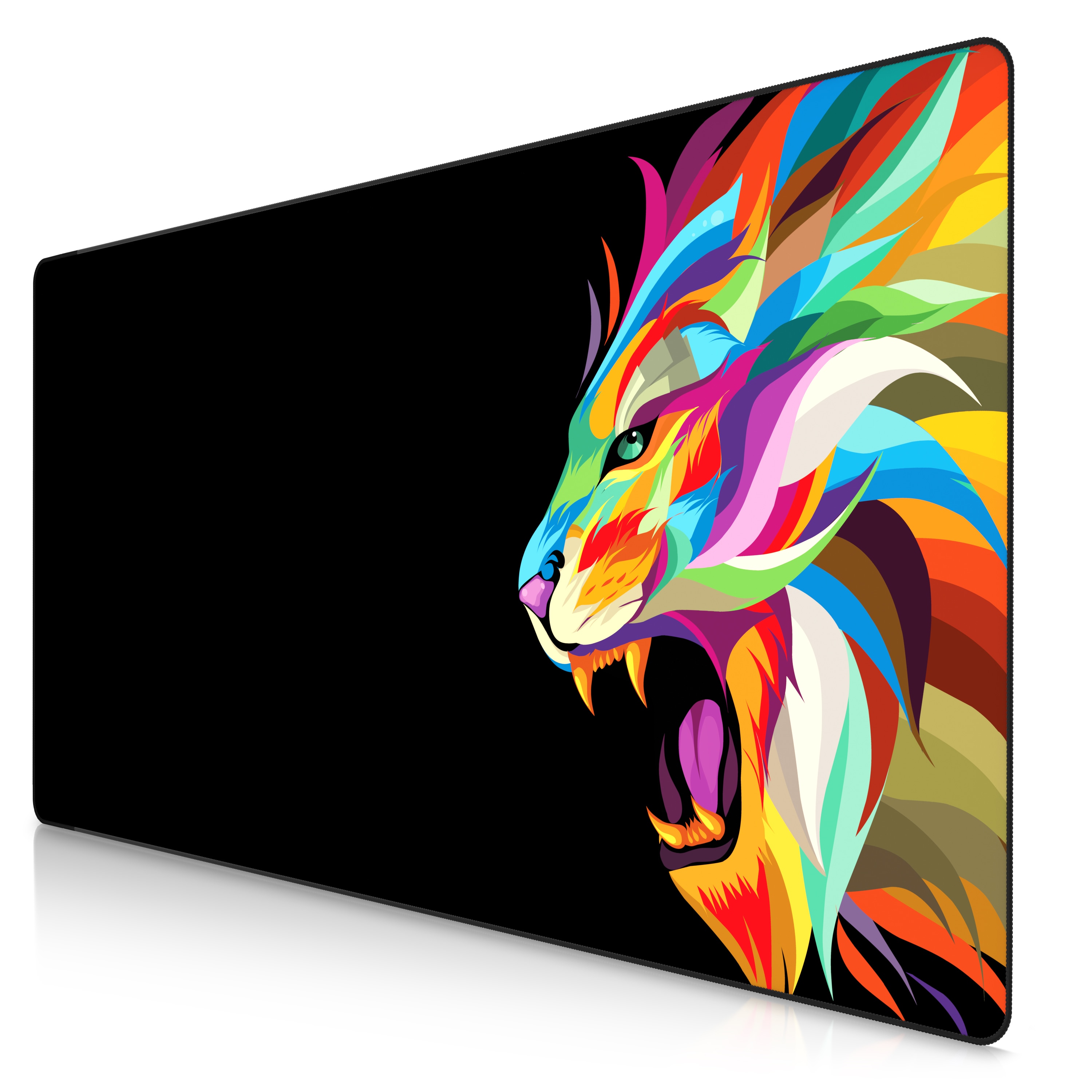 Titanwolf Gaming Mauspad XXXL Speed Gaming Mousepad 1200x600 mm, Deskpad, rutschfest & abwaschbar, f&uuml;r Speed & Pr&auml;zision, Color Lion 2 - Bild 1