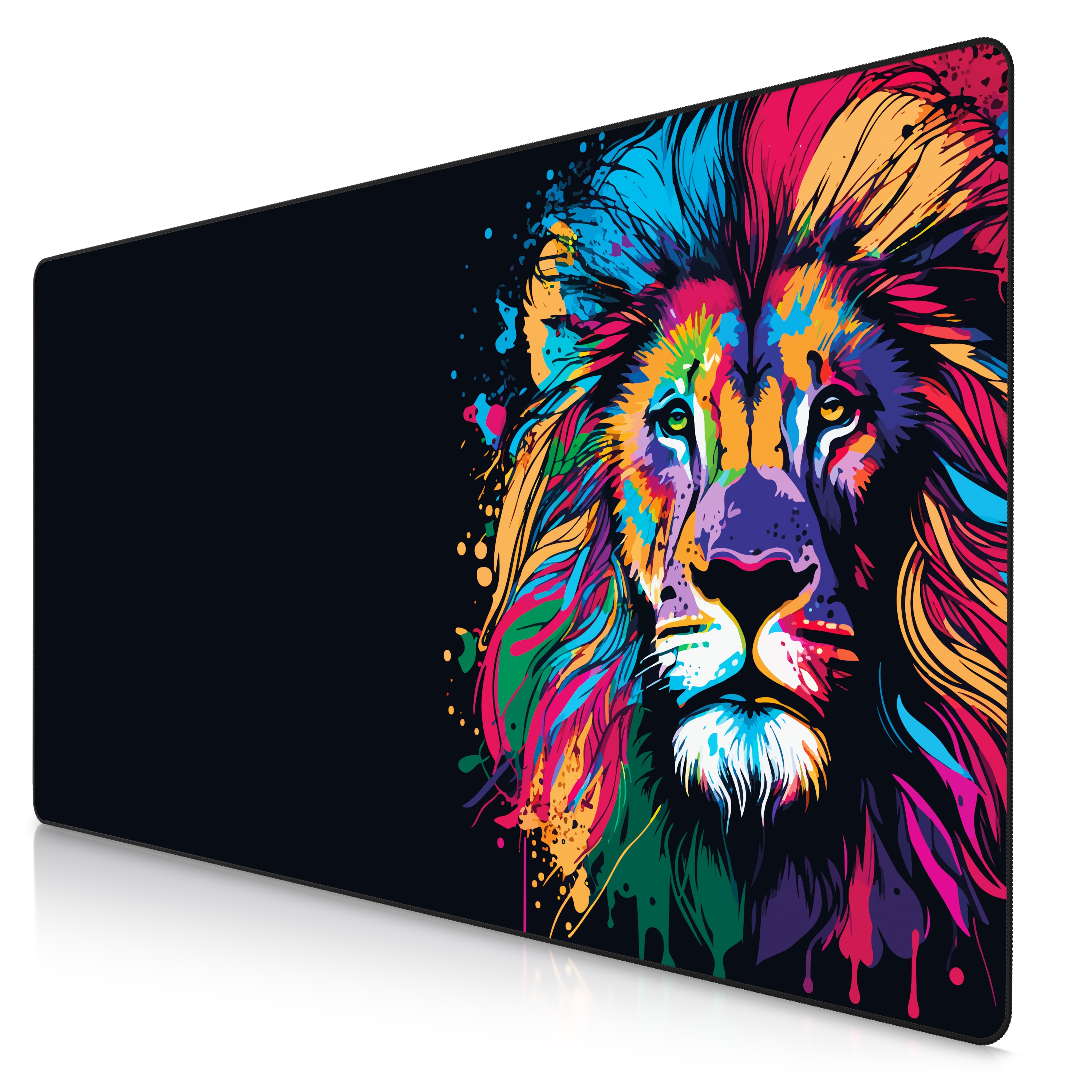 Titanwolf Gaming Mauspad XXXL Speed Gaming Mousepad 1200x600 mm, Deskpad, rutschfest & abwaschbar, f&uuml;r Speed & Pr&auml;zision, Colour Lion - Bild 1