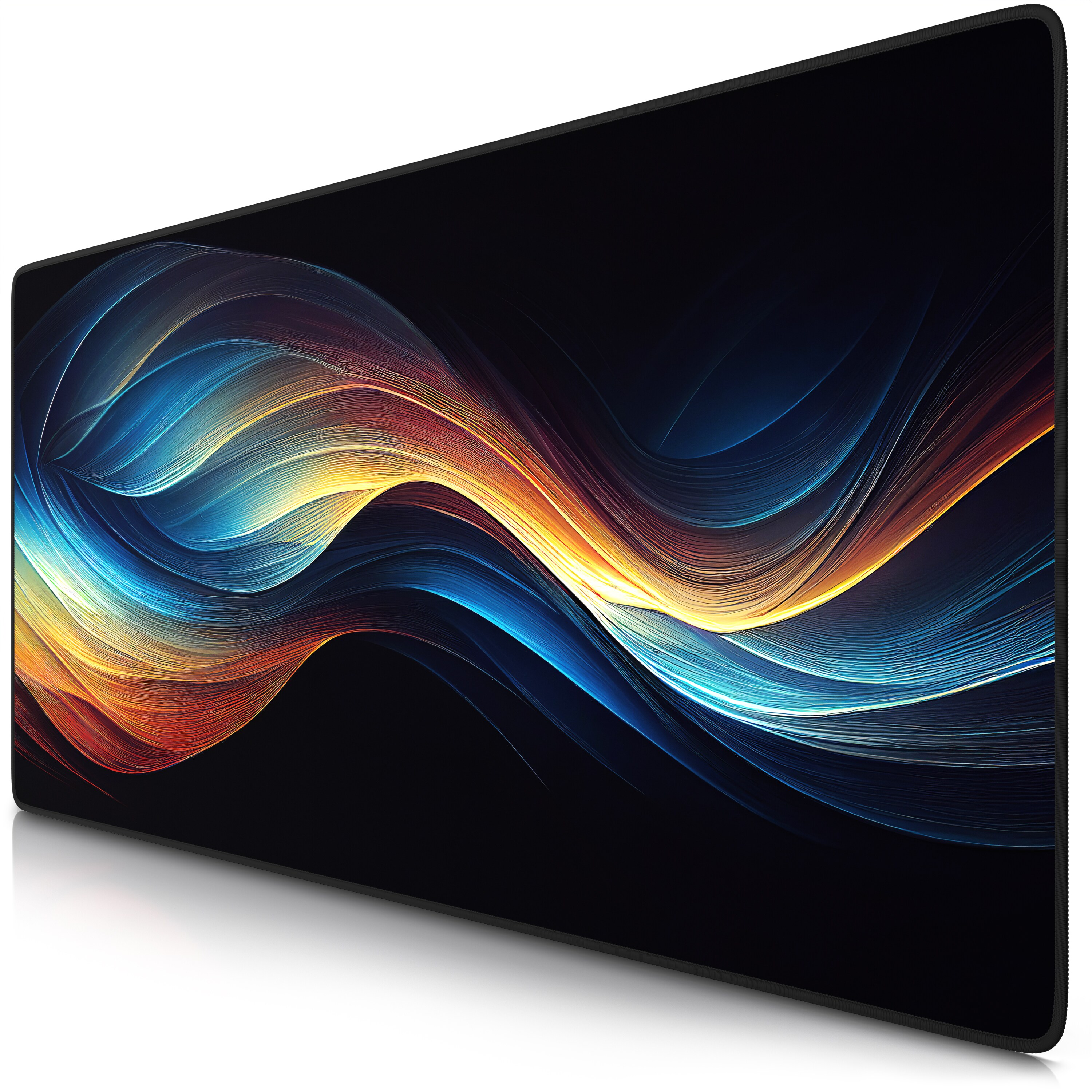 Titanwolf Gaming Mauspad XXL Speed Gaming Mousepad 900x400 mm, Deskpad, rutschfest & abwaschbare R&uuml;ckseite, f&uuml;r Speed & Pr&auml;zision, Abstract Panorama - Bild 1