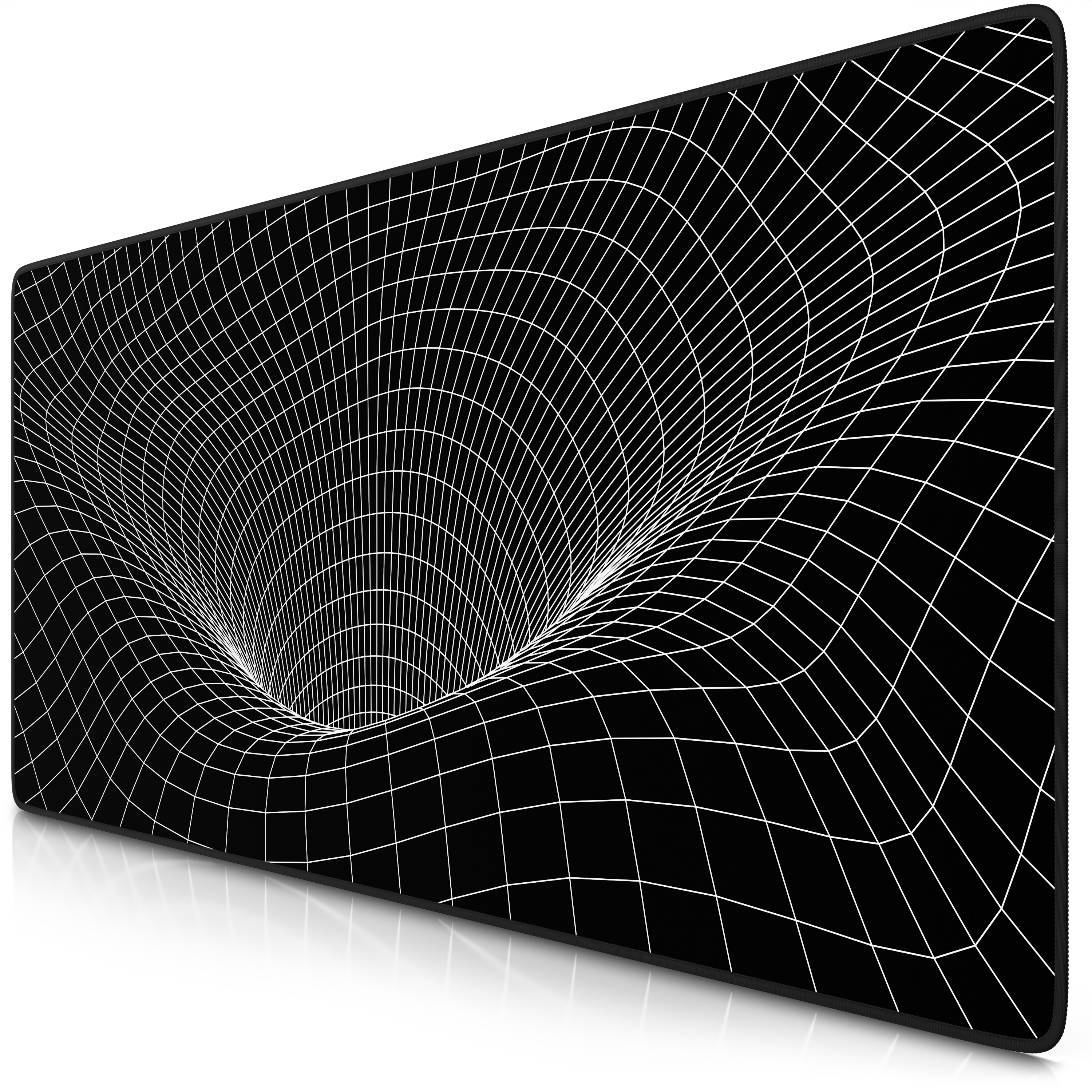 Titanwolf Gaming Mauspad XXL Speed Gaming Mousepad 900x400 mm, Deskpad, rutschfest & abwaschbare R&uuml;ckseite, f&uuml;r Speed & Pr&auml;zision, Wormhole - Bild 1