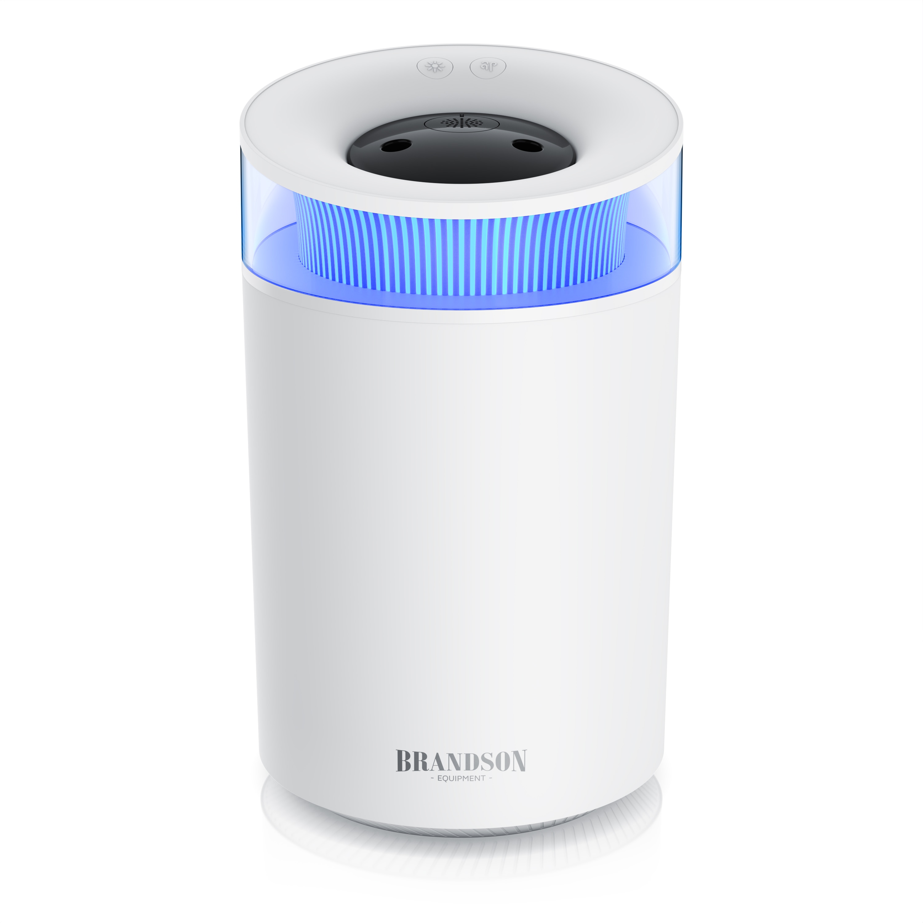 Brandson Aroma Diffuser und Ultraschall Luftbefeuchter 2,5 l, Stimmungslicht, 2 Dampfausg&auml;nge, inklusive 10 ml Aroma&ouml;l, f&uuml;r Wohn und Schlafzimmer, Yoga, Spa - Bild 1