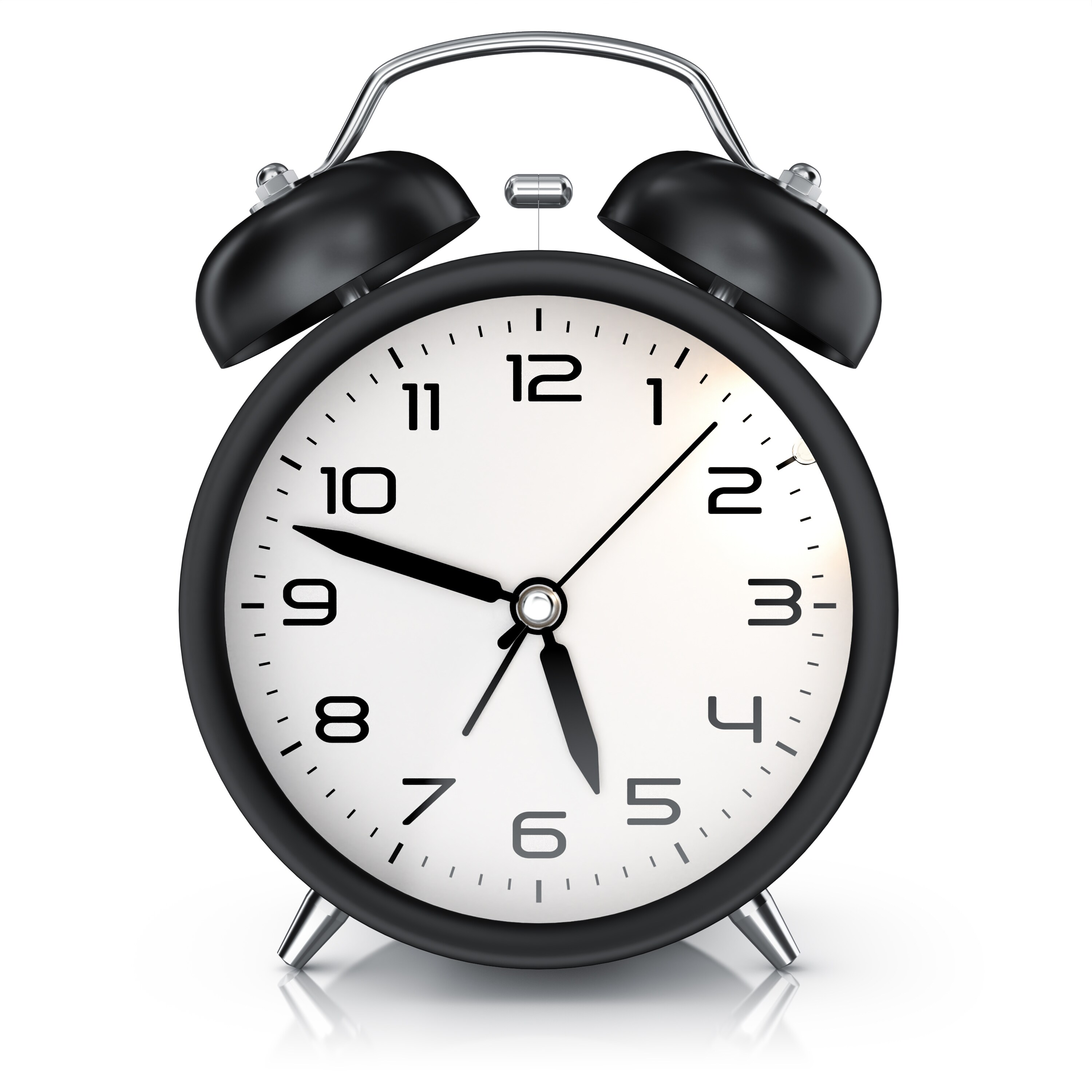 BEARWARE Wecker analog, laut, ohne Ticken, Retro-Design - Bild 1