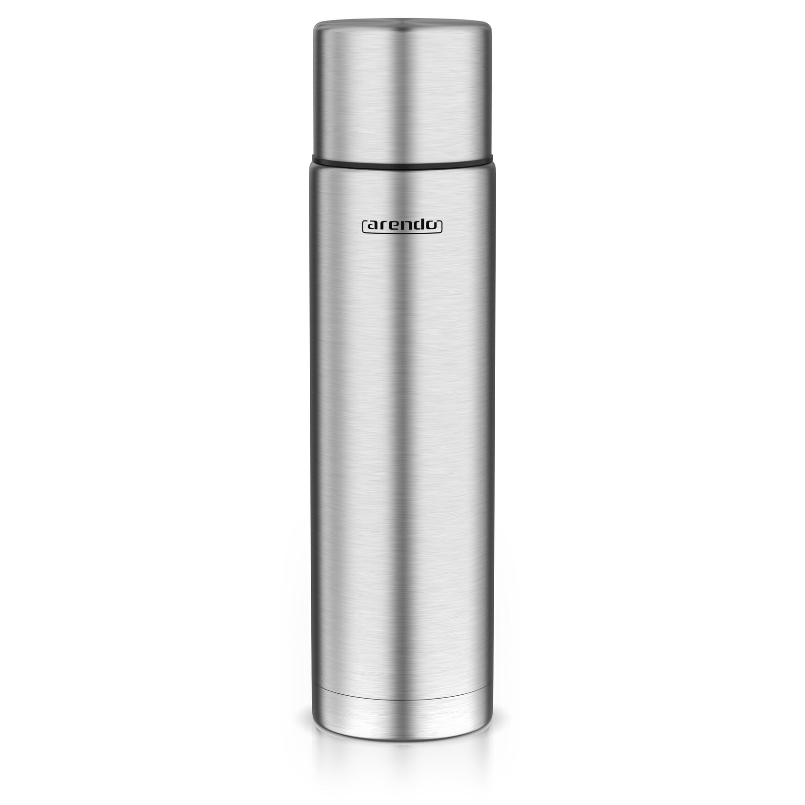Arendo Isolierflasche 1 L, Edelstahl Thermoflasche, BPA-frei, geschmacksneutral, für unterwegs, hält kalt & warm | 04062861837726
