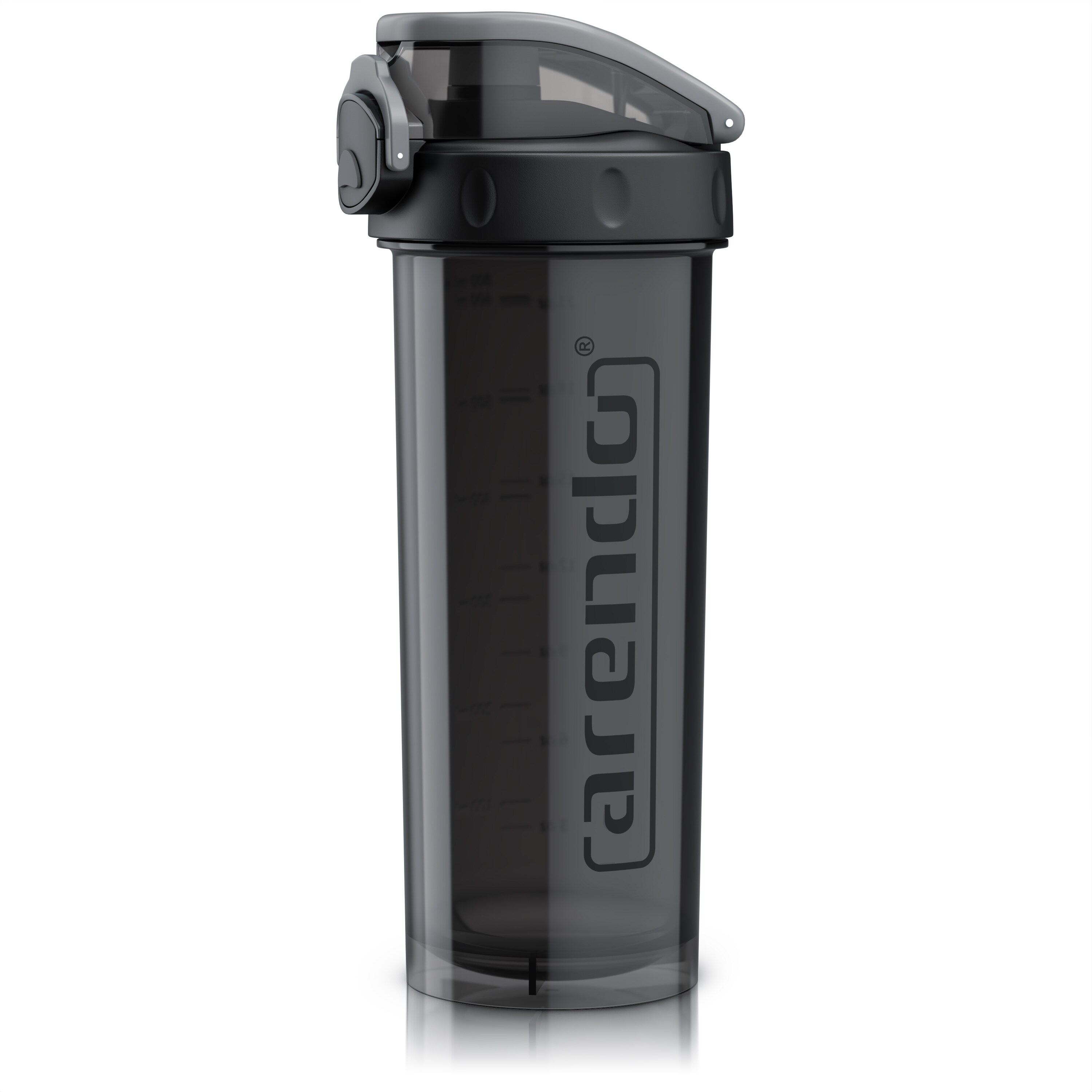 Arendo Eiwei&szlig;shaker 800 ml, Protein Shaker, verschlie&szlig;bar, BPA-frei, sp&uuml;lmaschinengeeignet, Kunststoff, 4-tlg., Sport - Bild 1