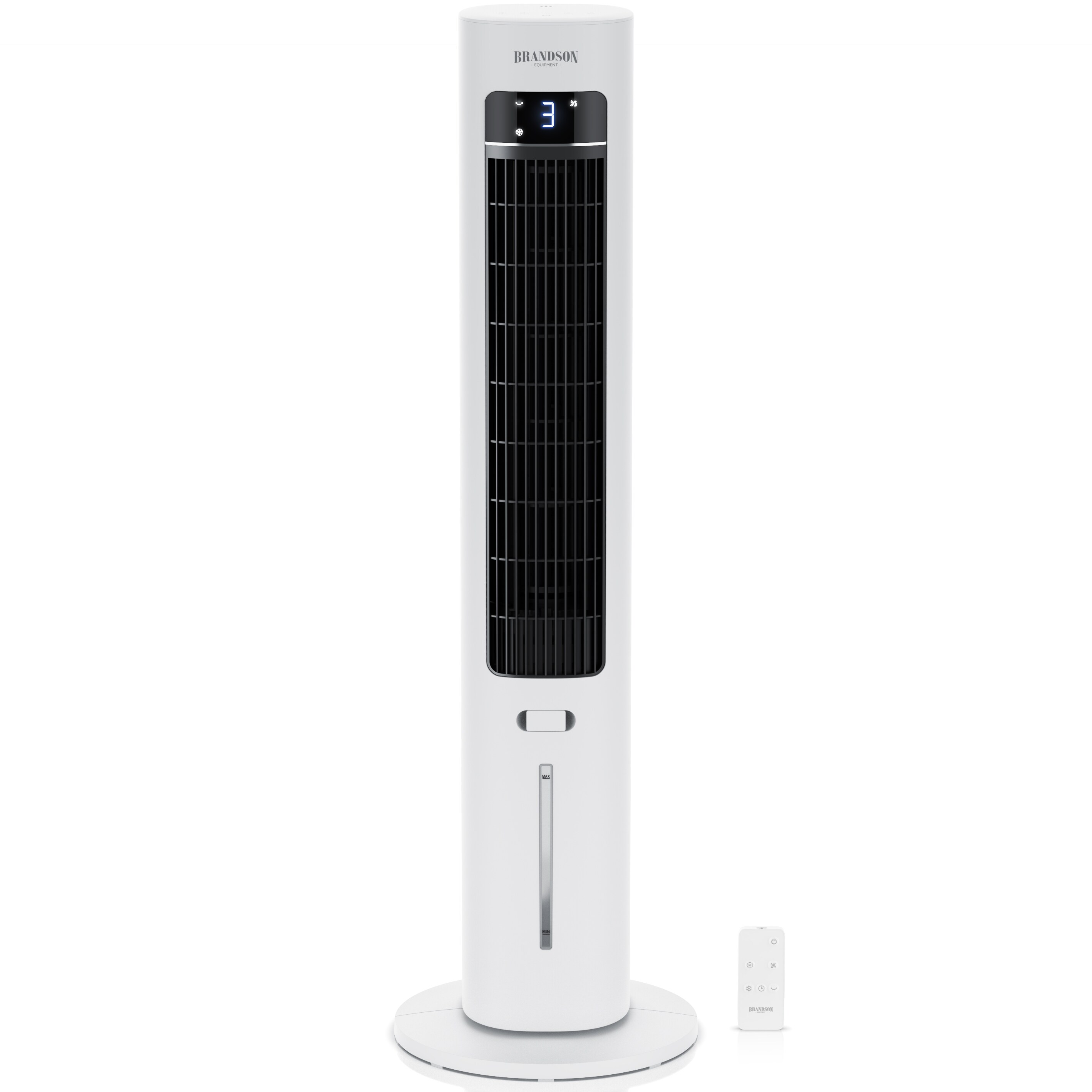 Brandson Luftk&uuml;hler mobil, 60 W, 3 L Wassertank, Ventilatorkombi, Klimager&auml;t, ECO-Modus, Luftbefeuchter, 3 Modi, 60&deg; Oszillation - Bild 1
