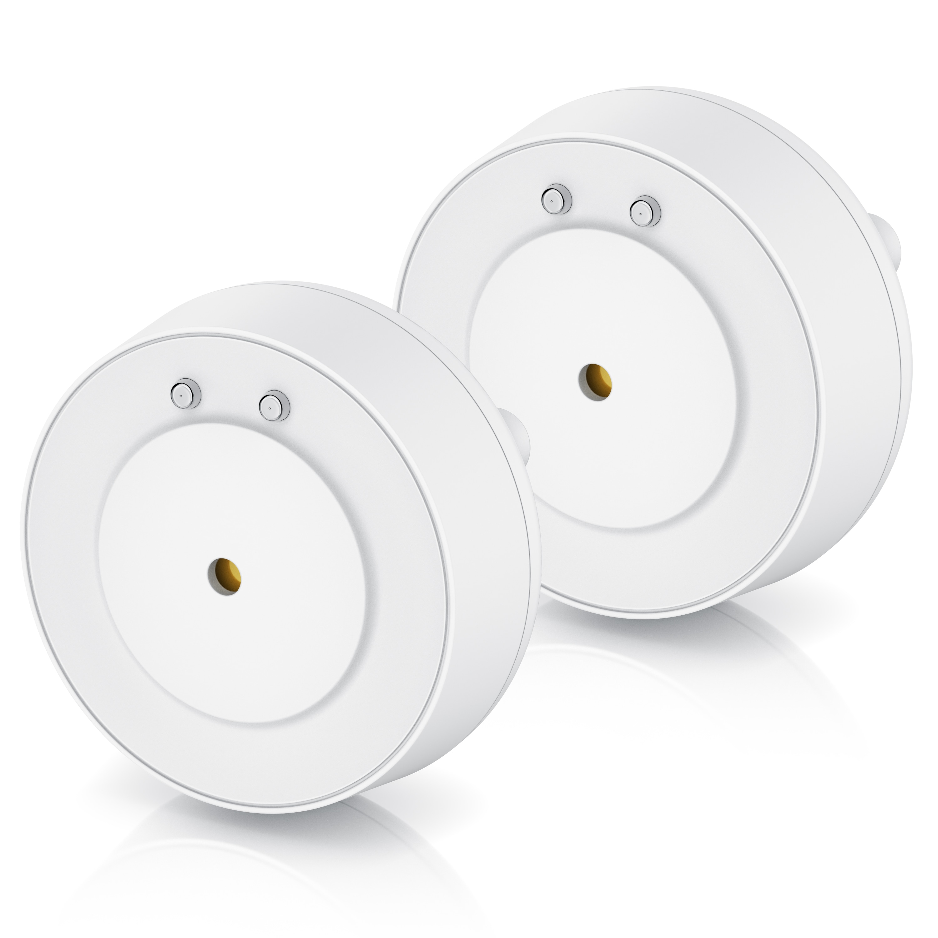 BEARWARE 2x Wassersensor, IP66, Mini-Wasserdetektor, 110 dB lauter Alarm, Wassermelder (batteriebetrieben, Wasseralarm Melder warnt bei Wassersch&auml;den) - Bild 1