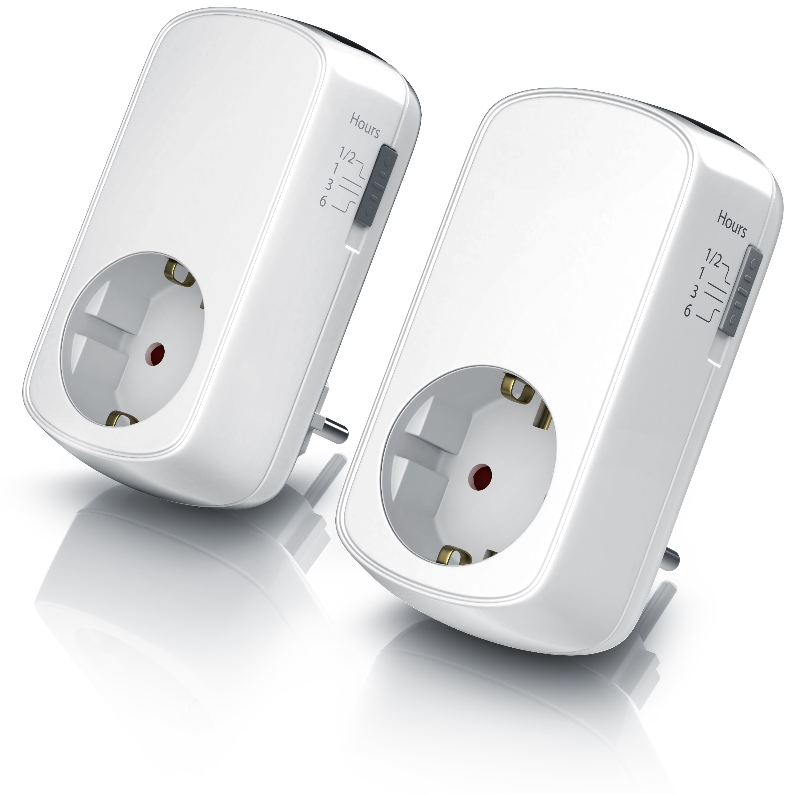 CSL 2x Tageszeitschaltuhr, mechanisch, Countdown Timer, Zeitschalter, Kindersicherung, Countup Timer - Bild 1