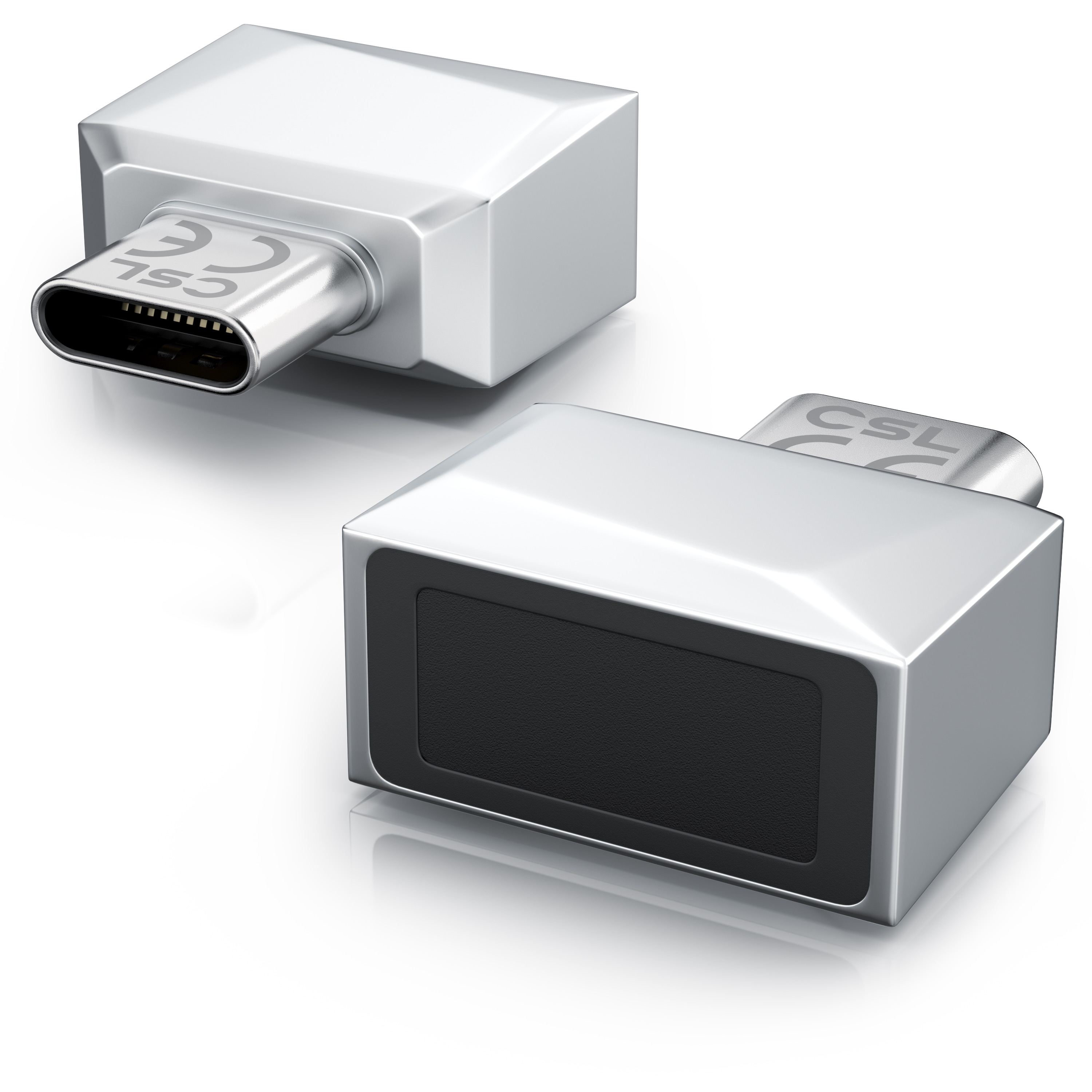 CSL Fingerabdrucksensor V4 mit USB-C, f&uuml;r Windows 11 Hello, bis 10 Fingerabdr&uuml;cke pro Profil, 360&deg;-Erkennung, Plug & Play, Aluminium - Bild 1