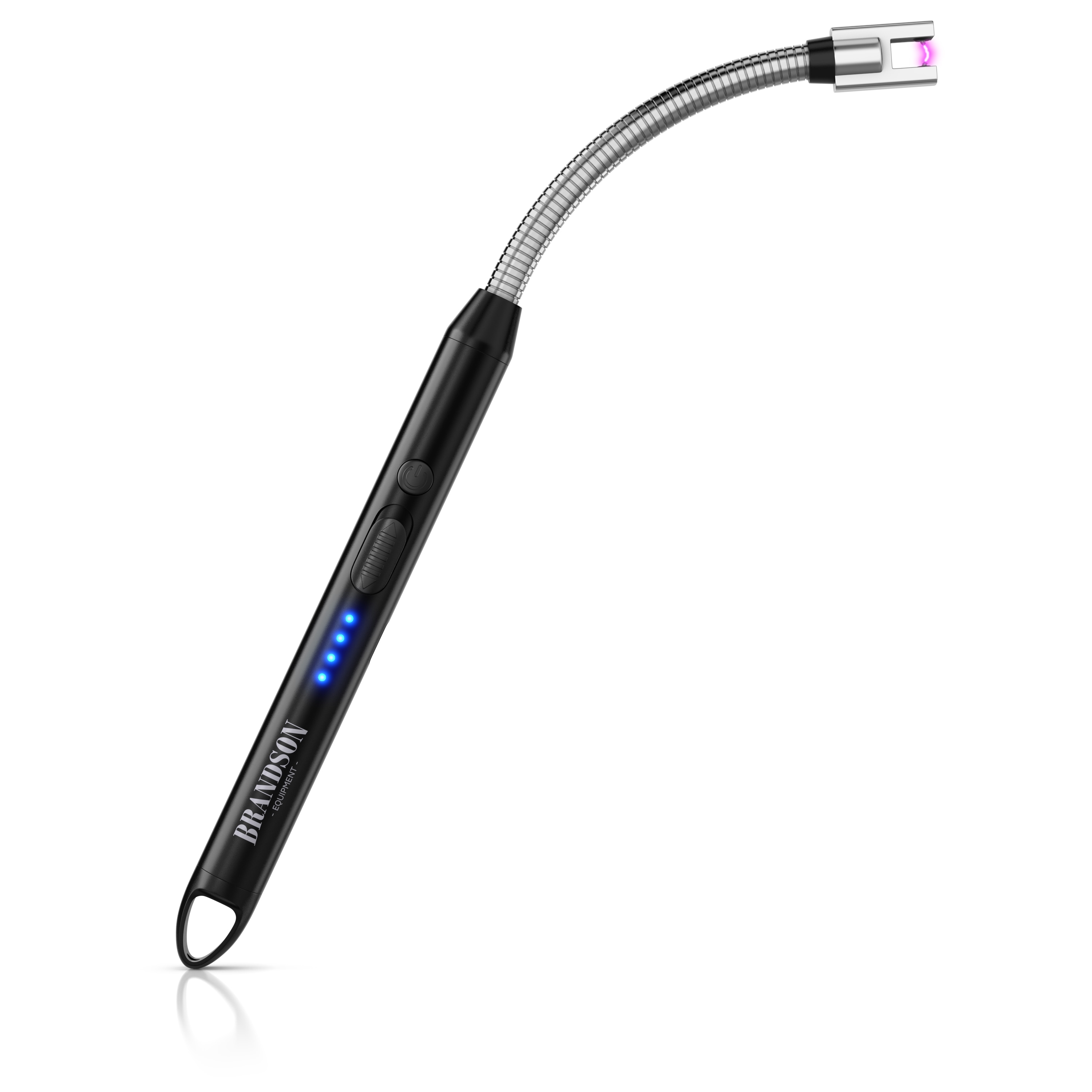Brandson Feuerzeug elektrisch, Lichtbogen Stabfeuerzeug USB aufladbar, USB-C aufladbar, flexibler Hals f&uuml;r, Kerzen, Gasherde, Grill, Kamin - Bild 1