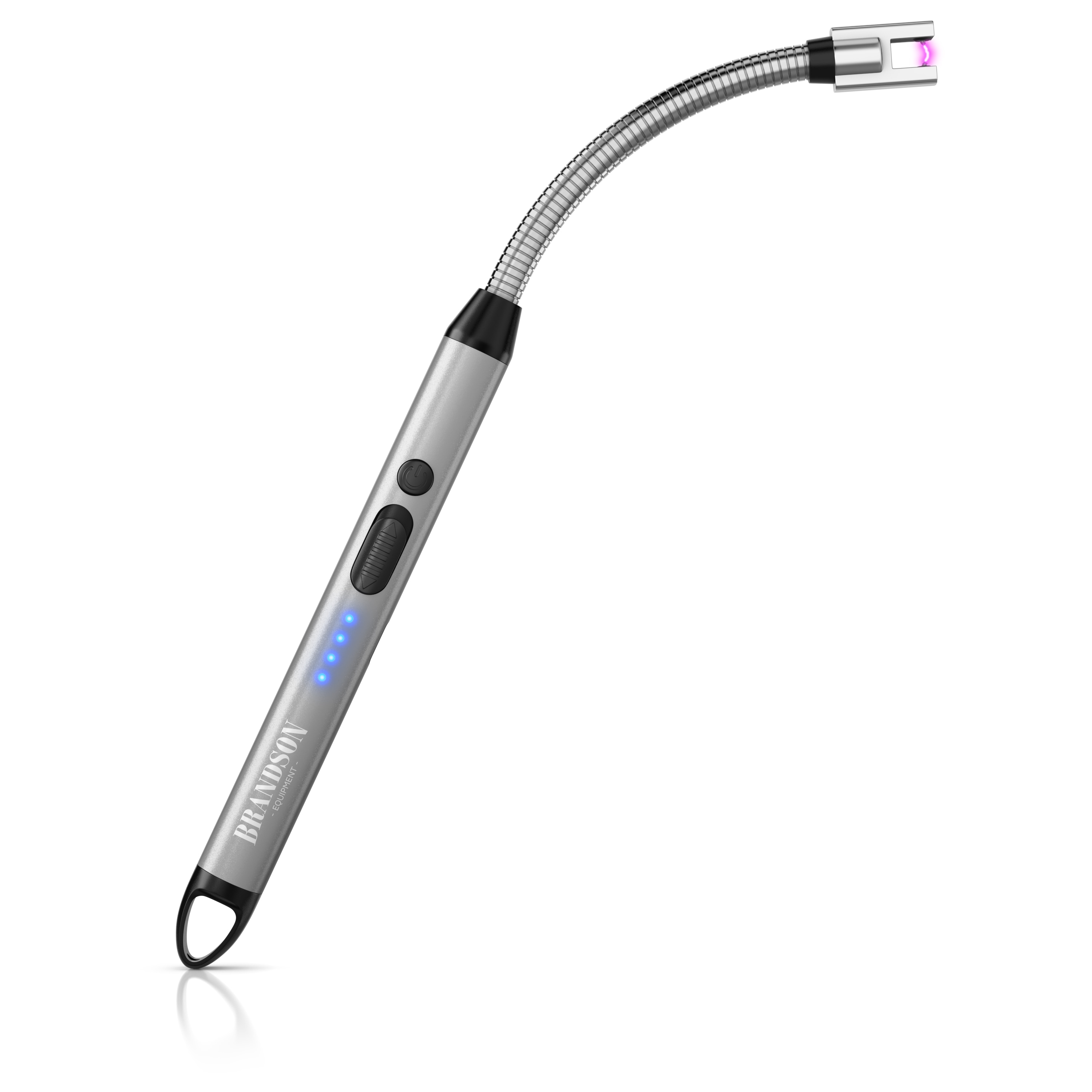 Brandson Feuerzeug elektrisch, Lichtbogen Stabfeuerzeug USB aufladbar, USB-C aufladbar, flexibler Hals f&uuml;r, Kerzen, Gasherde, Grill, Kamin - Bild 1