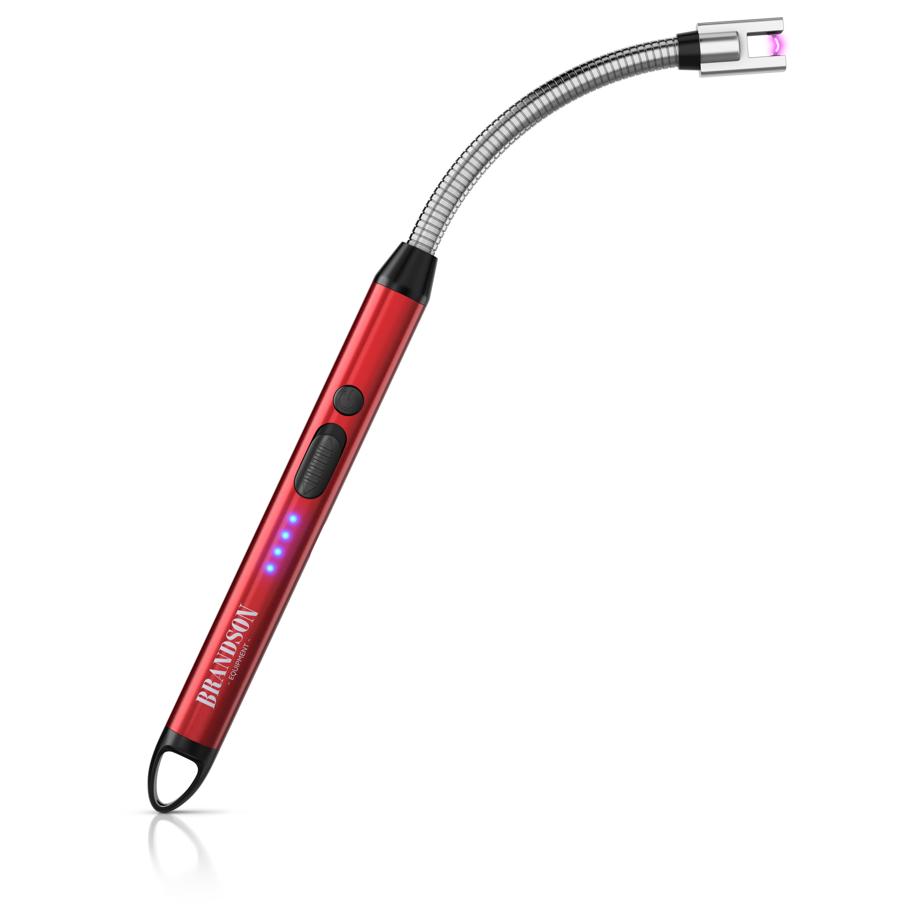 Brandson Feuerzeug elektrisch, Lichtbogen Stabfeuerzeug USB aufladbar, USB-C aufladbar, flexibler Hals f&uuml;r, Kerzen, Gasherde, Grill, Kamin - Bild 1