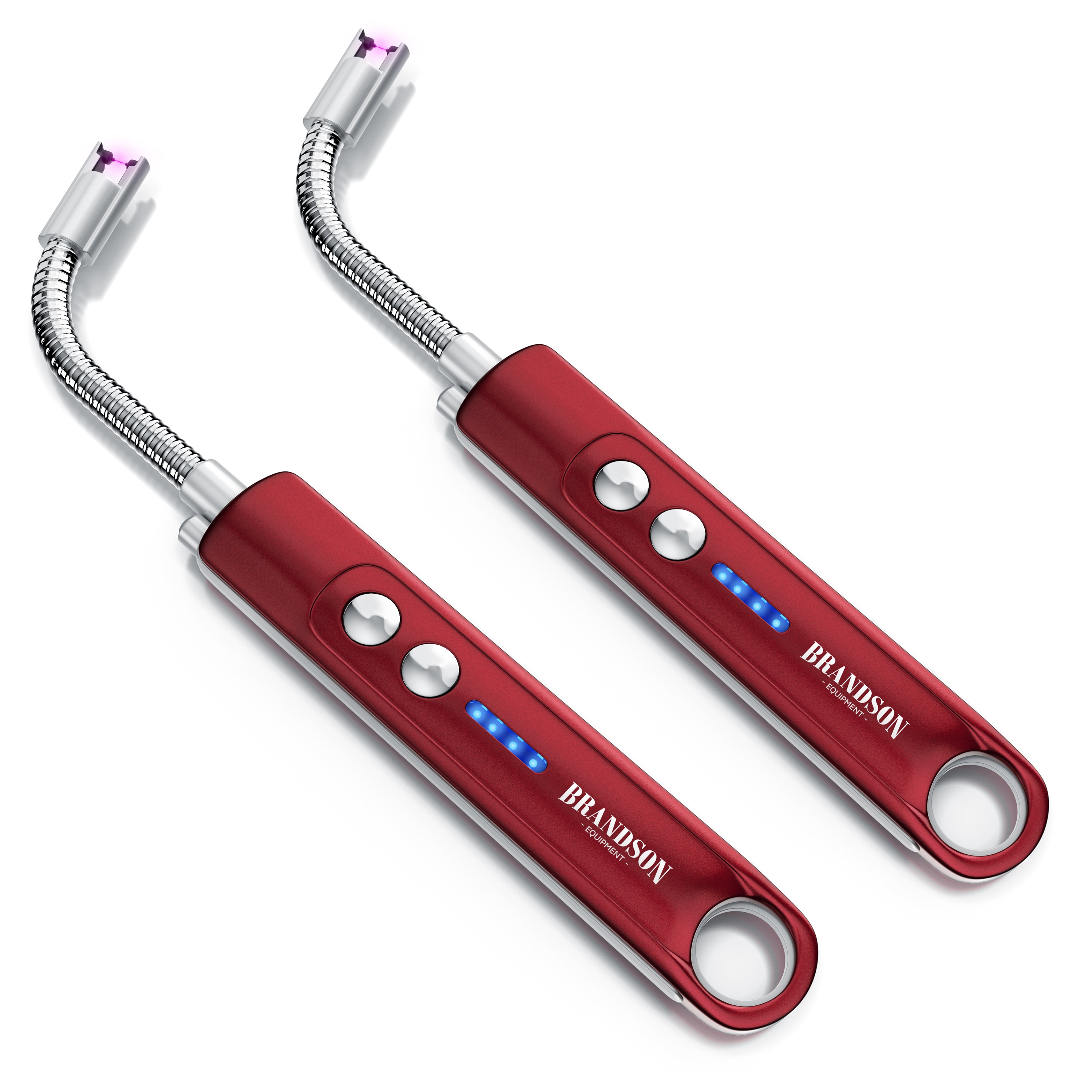 Brandson Feuerzeug elektrisch, Lichtbogen Stabfeuerzeug USB aufladbar (2-St), Kerzenanz&uuml;nder f&uuml;r K&uuml;che, Kerzen, Gasherde, Grill, Kamin - Bild 1