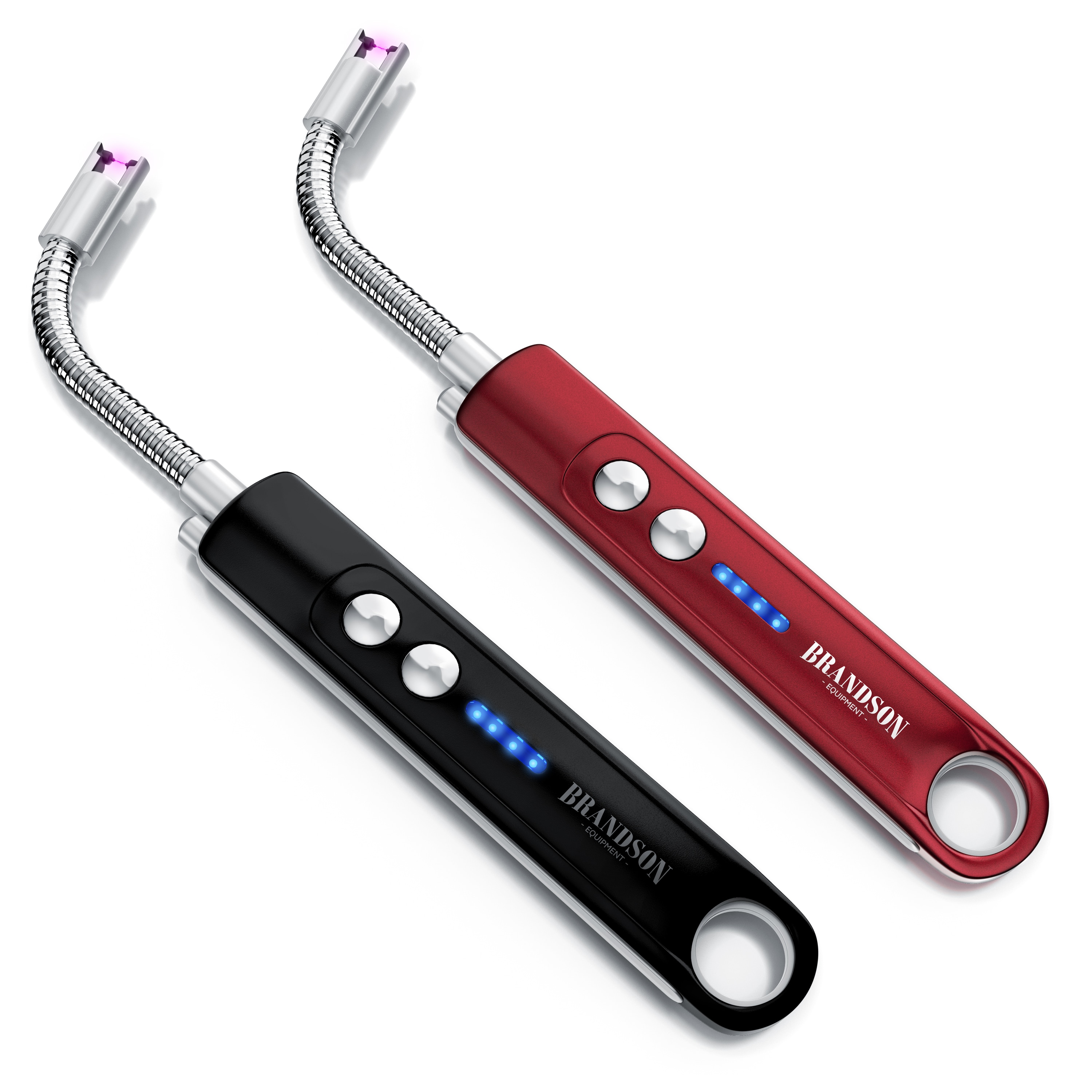 Brandson Feuerzeug elektrisch, Lichtbogen Stabfeuerzeug USB aufladbar (2-St), Kerzenanz&uuml;nder f&uuml;r K&uuml;che, Kerzen, Gasherde, Grill, Kamin - Bild 1