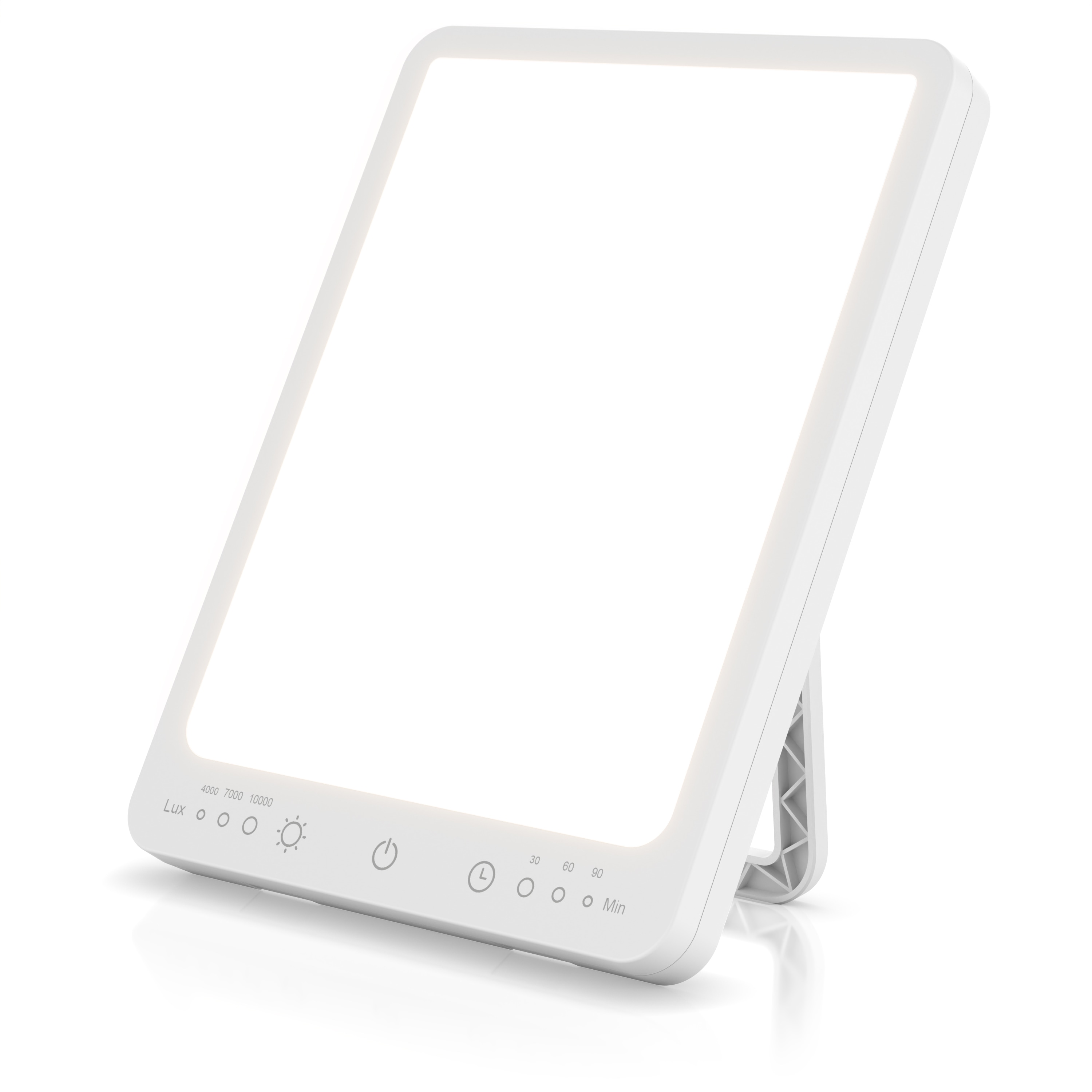 Mybeo Tageslichtlampe LED Lichttherapielampe, Tageslichtleuchte mit Standfu&szlig;, Lichtdusche, Dimmfunktion, verschiedene Lichtmodi, LED fest integriert - Bild 1